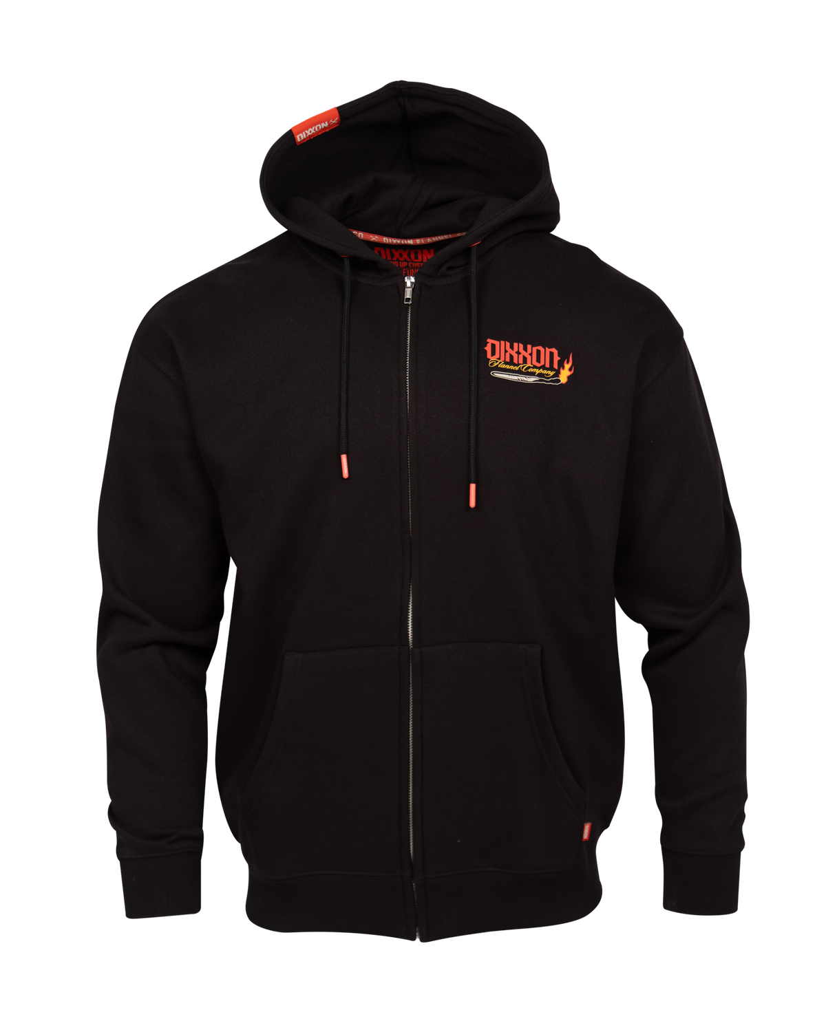 Bridge Burner Zip Up Hoodie - Black view 3