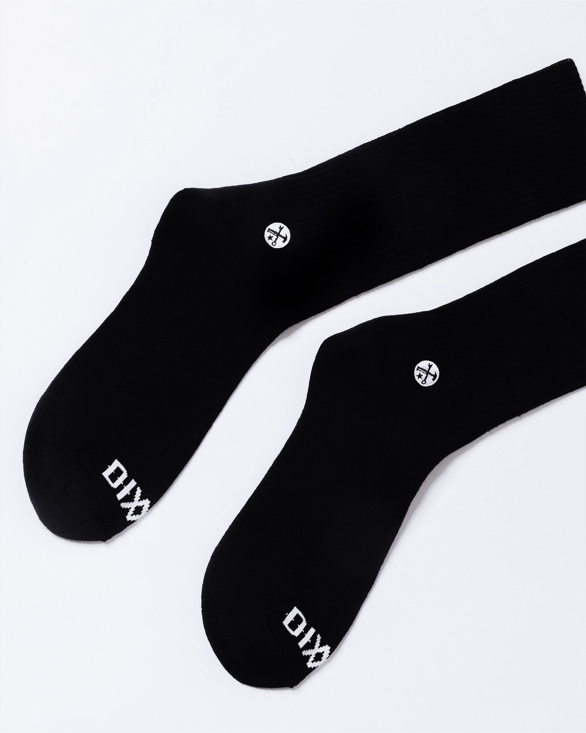 6pk Premium Core Crew Socks - Black - Dixxon Flannel Co. view 2