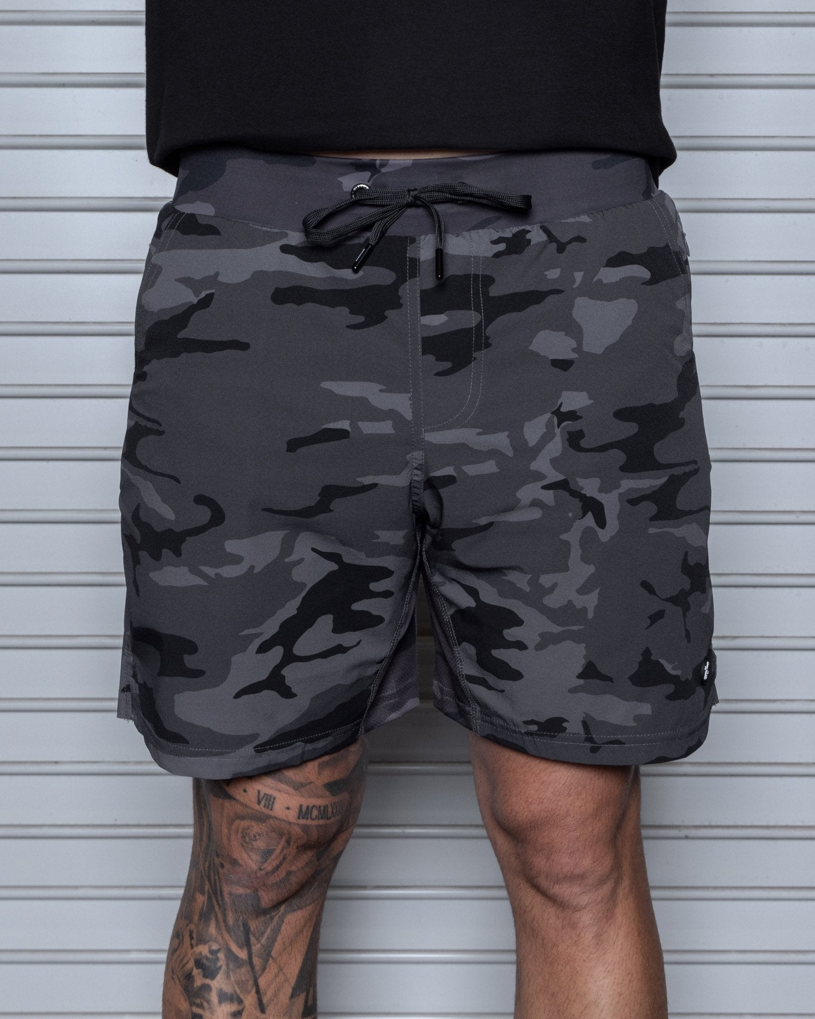 7" Gym Shorts - Black Camo - Dixxon Flannel Co.
