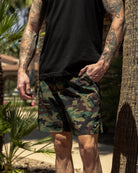 7" Gym Shorts - Green Camo - Dixxon Flannel Co.