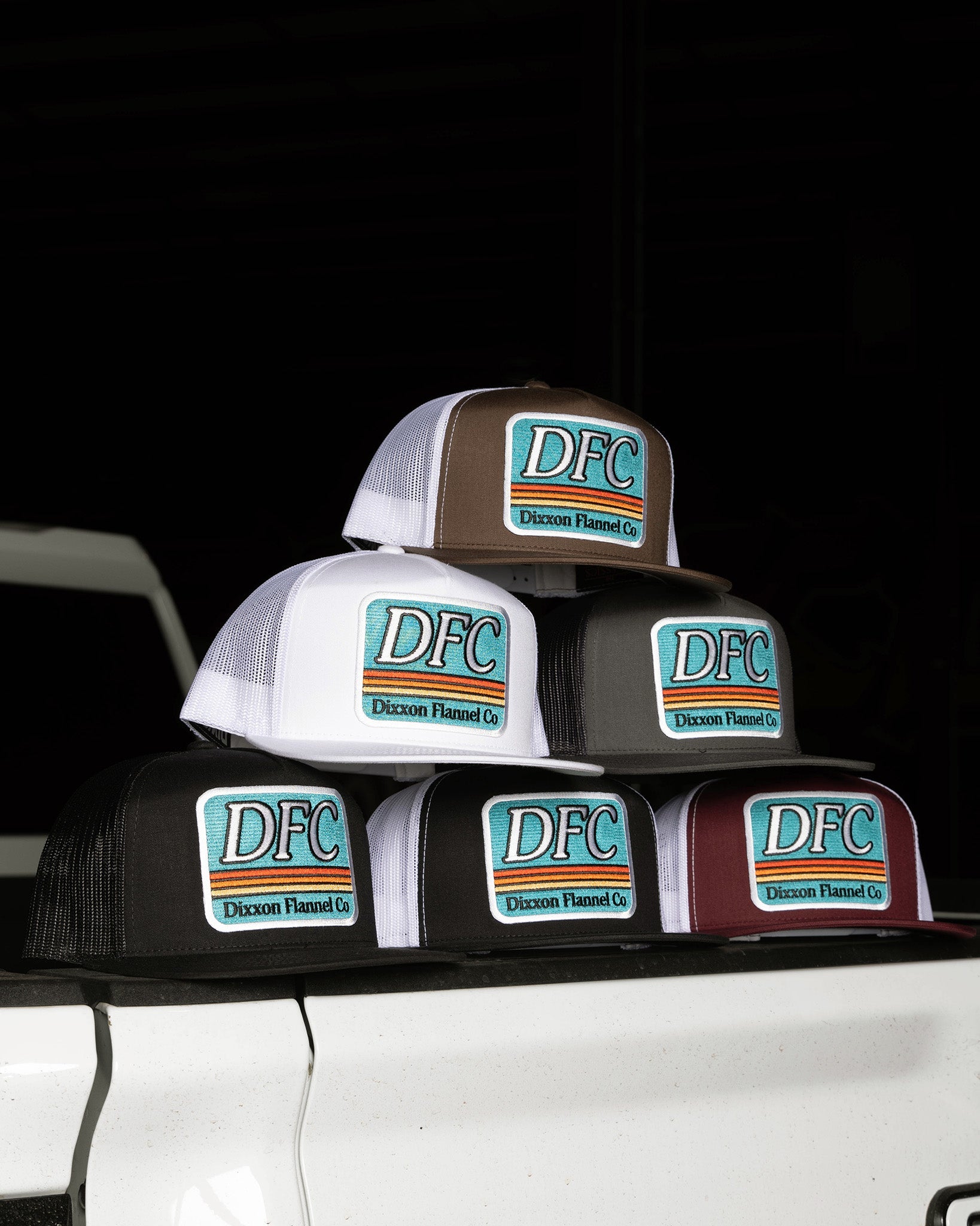 70s Steeze Flat Bill Trucker Snapback - Dixxon Flannel Co.