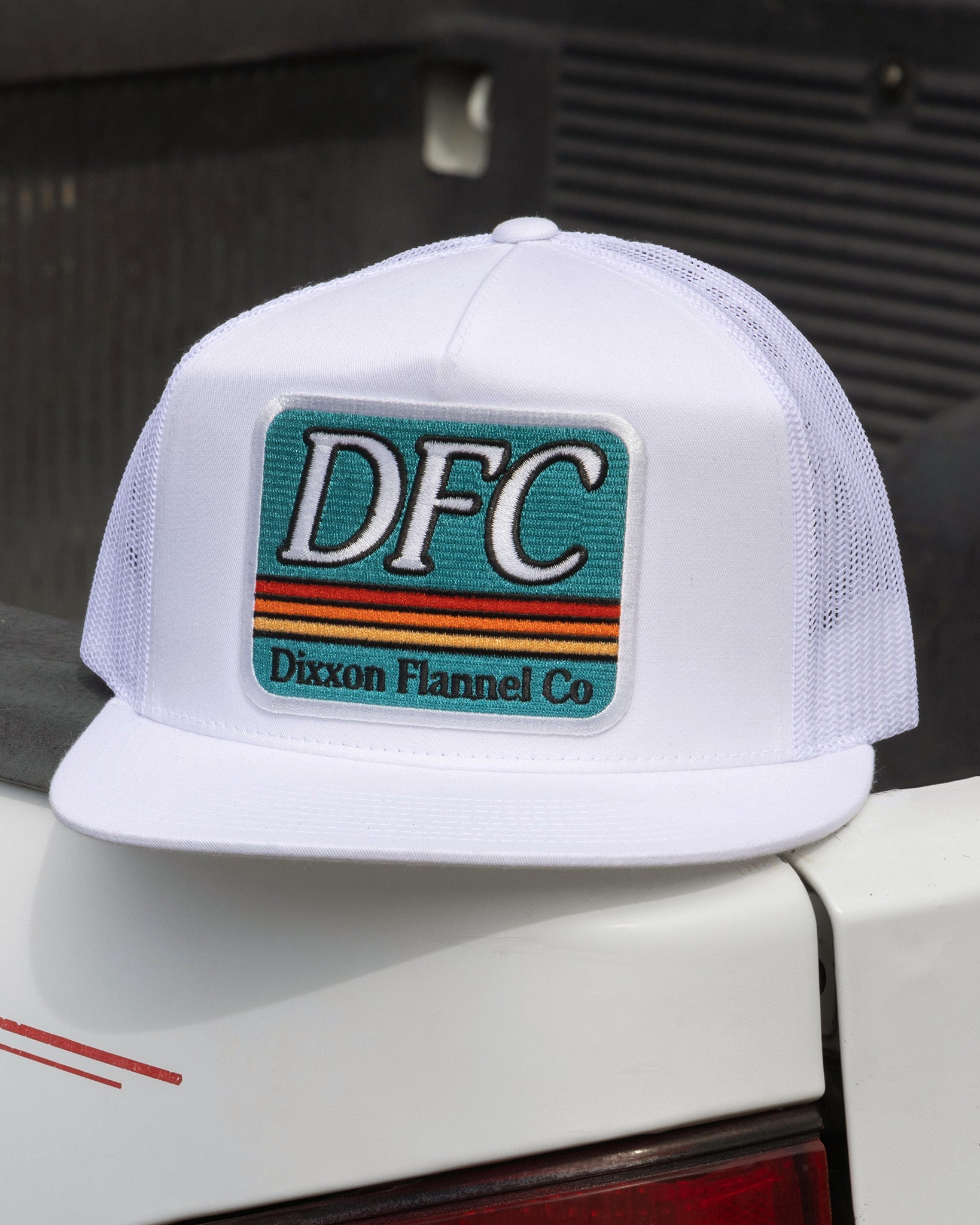 70s Steeze Flat Bill Trucker Snapback - Dixxon Flannel Co.