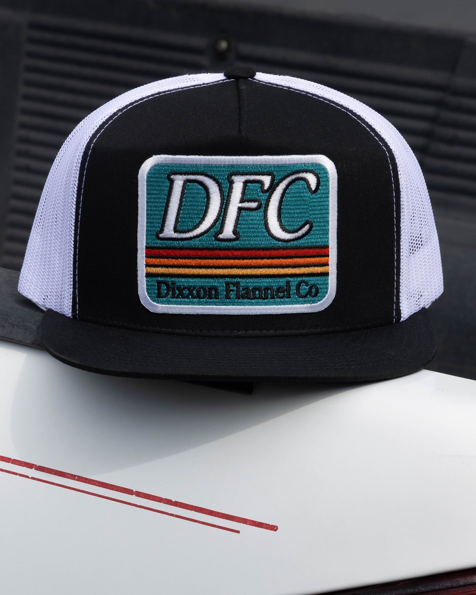 70s Steeze Flat Bill Trucker Snapback | Dixxon Flannel Co.