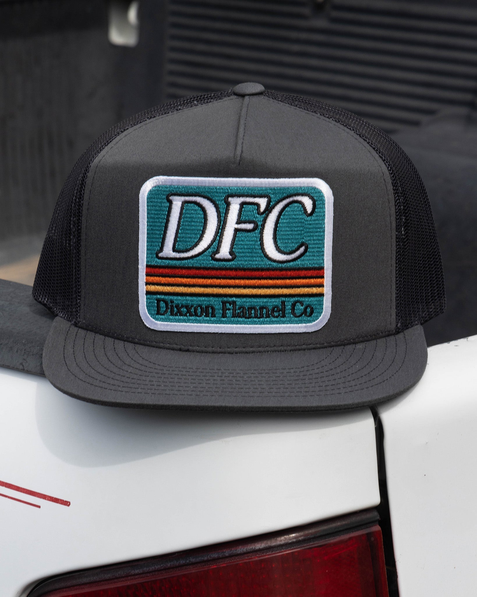 70s Steeze Flat Bill Trucker Snapback | Dixxon Flannel Co.