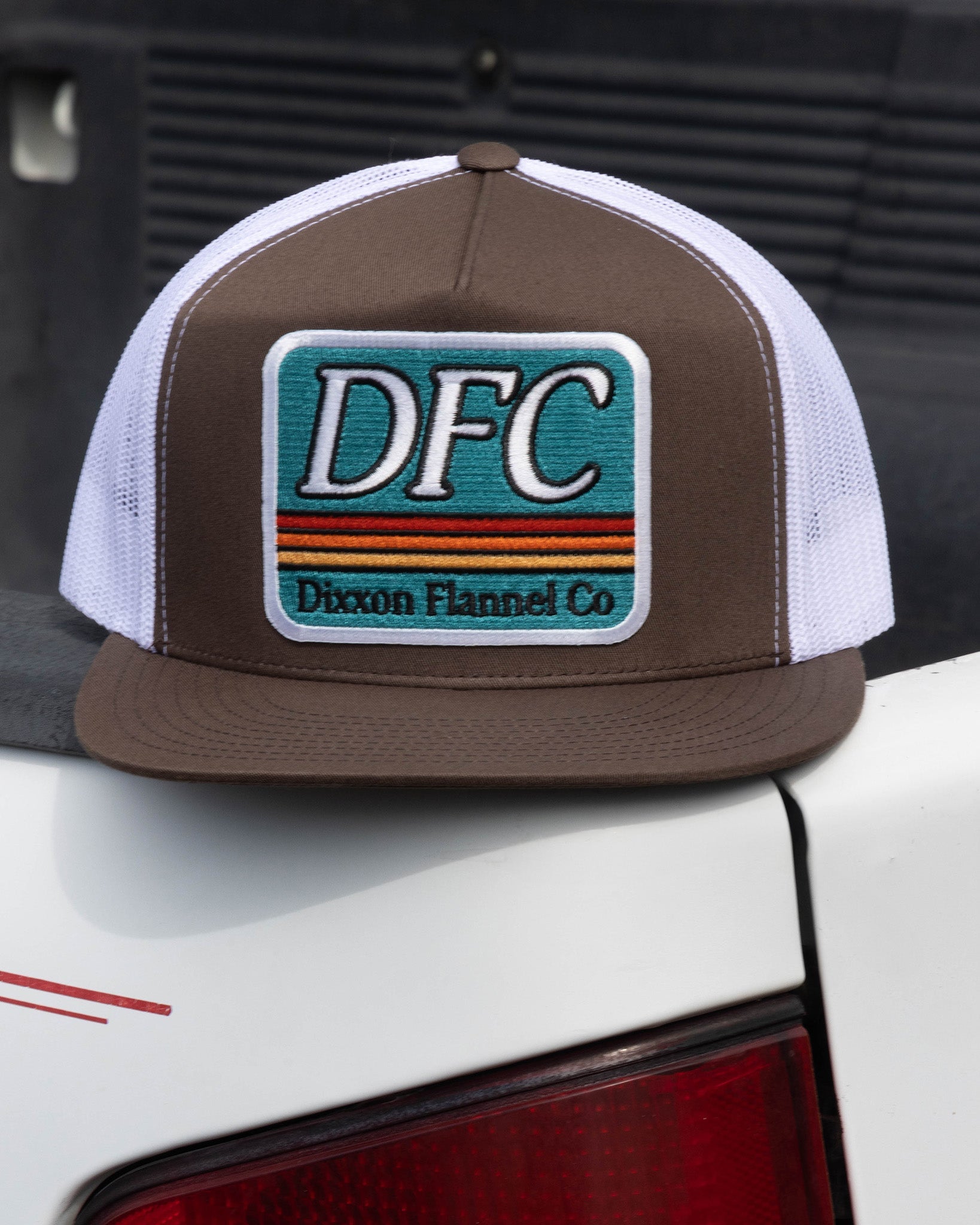 70s Steeze Flat Bill Trucker Snapback - Dixxon Flannel Co.