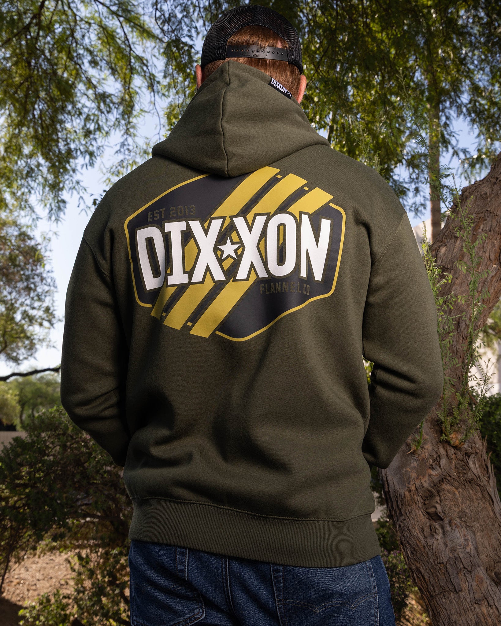 Dixxon Tactical Badge Hoodie - O.D. Green | Shop Now