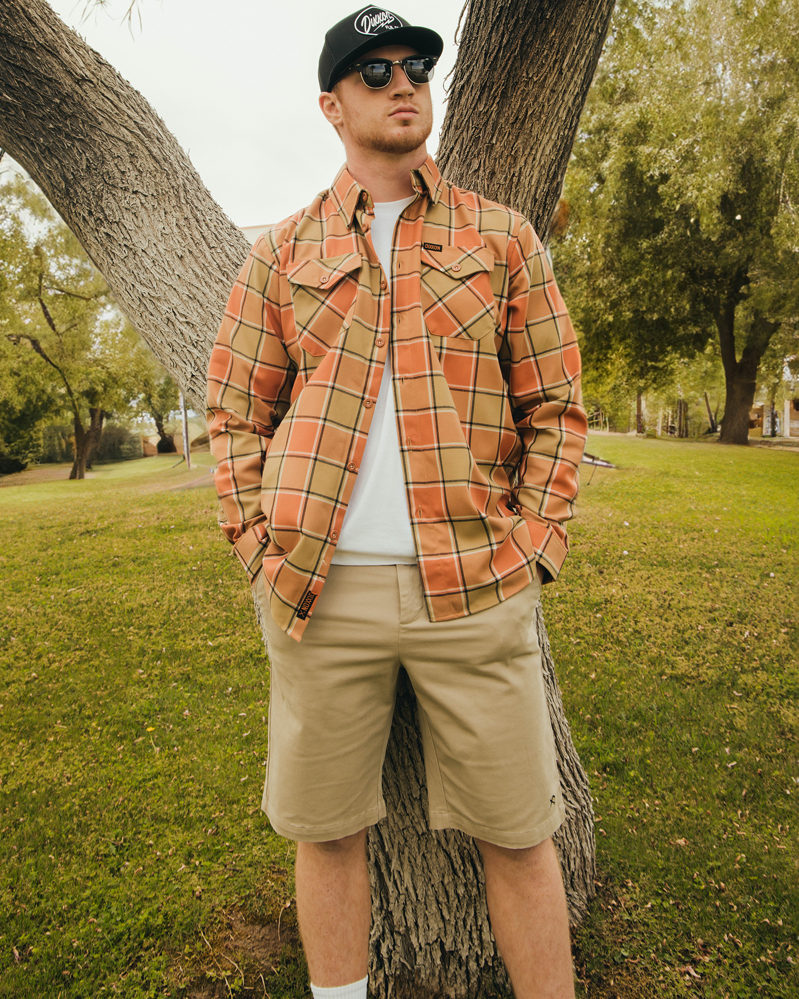 Plaid Shirt Biker Shorts With Flannel Women's 4