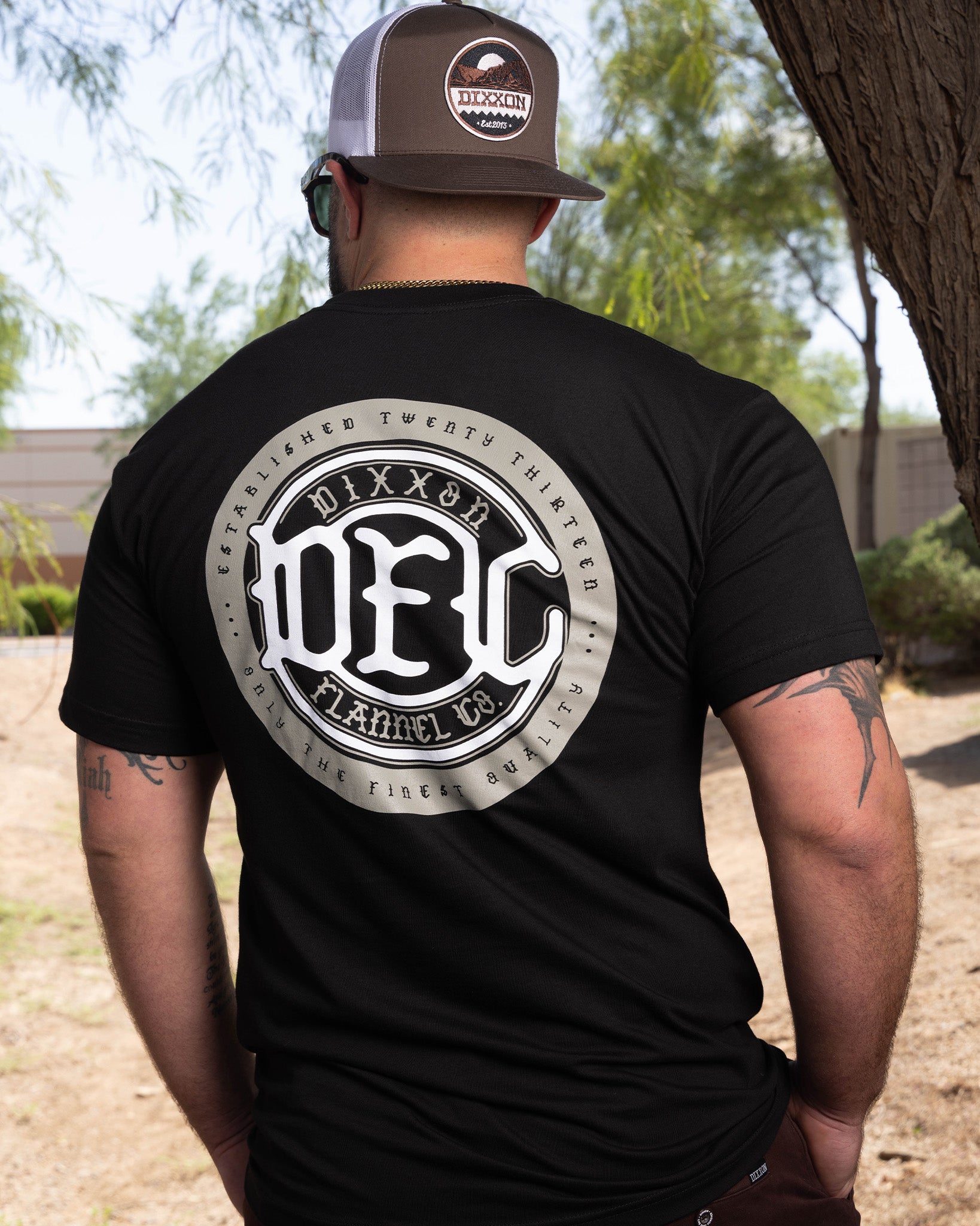Dixxon's Represent T-Shirt - Black: Quality Cotton Tee for 2026