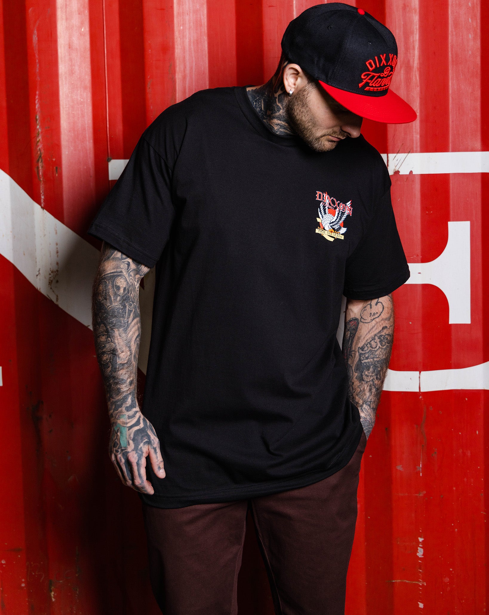 Dixxon Eagle T-Shirt - Black: Shop & Explore Details