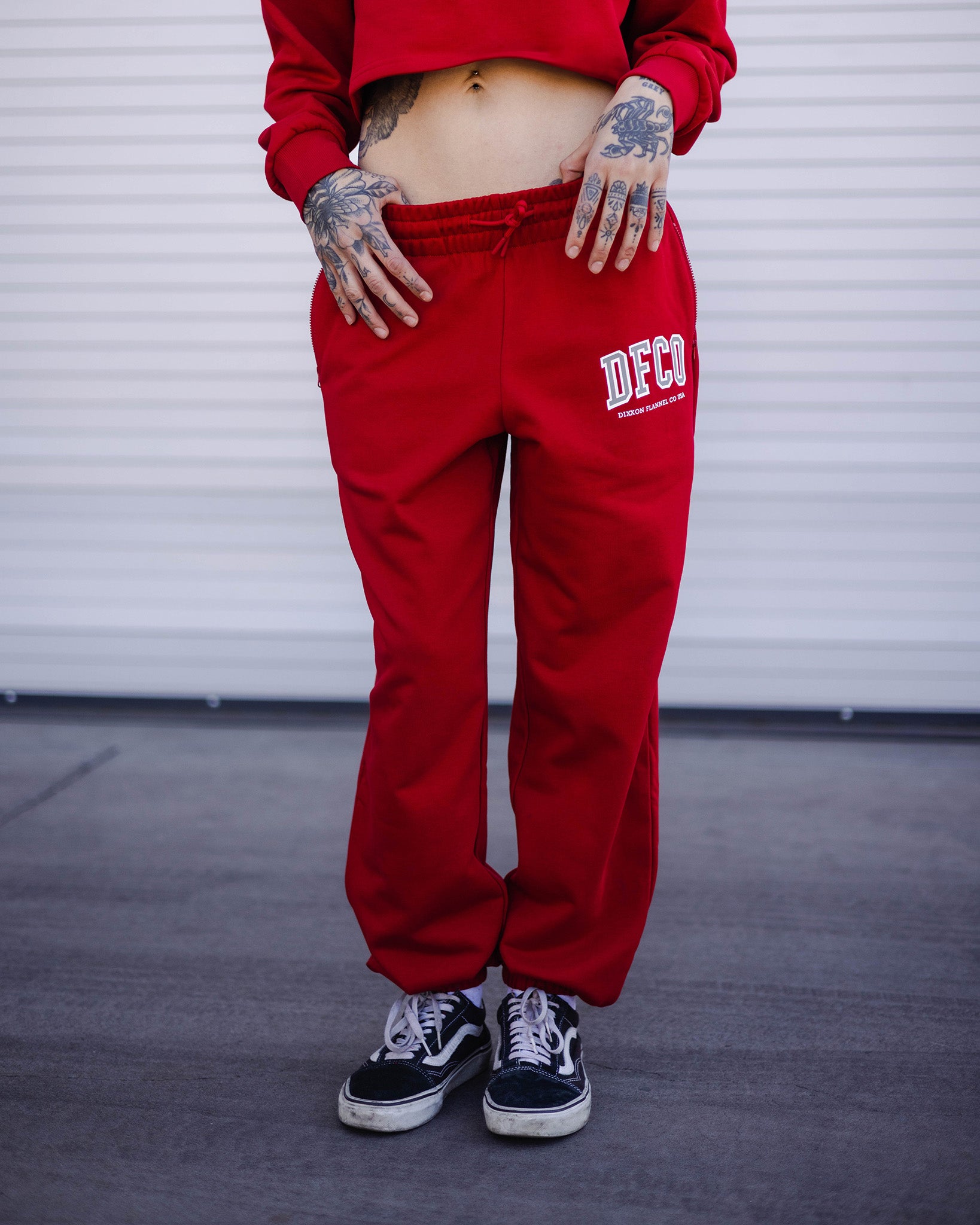 Women's DFCO Sweatpants - Red | Dixxon Flannel Co.