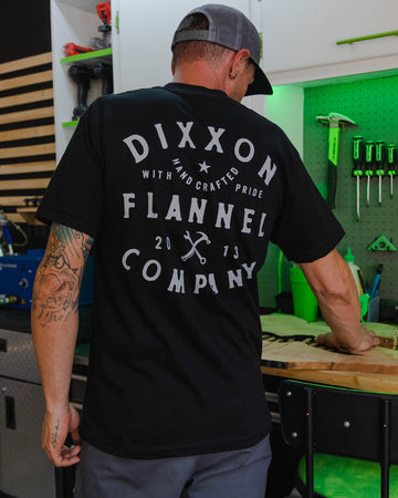 Gray Hand Crafted T-Shirt - Black | Dixxon Flannel Co.