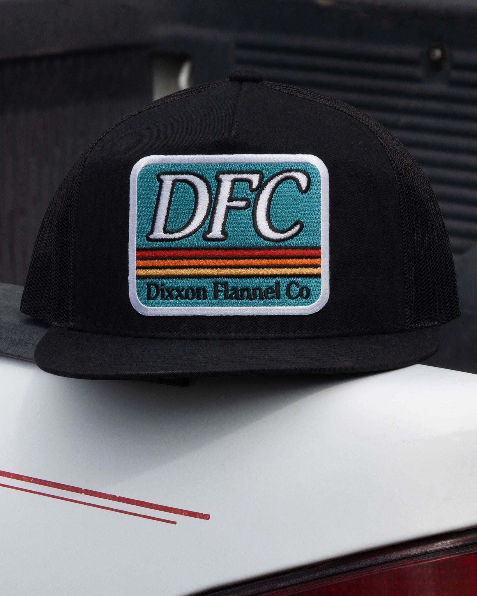 70s Steeze Flat Bill Trucker Snapback | Dixxon Flannel Co.