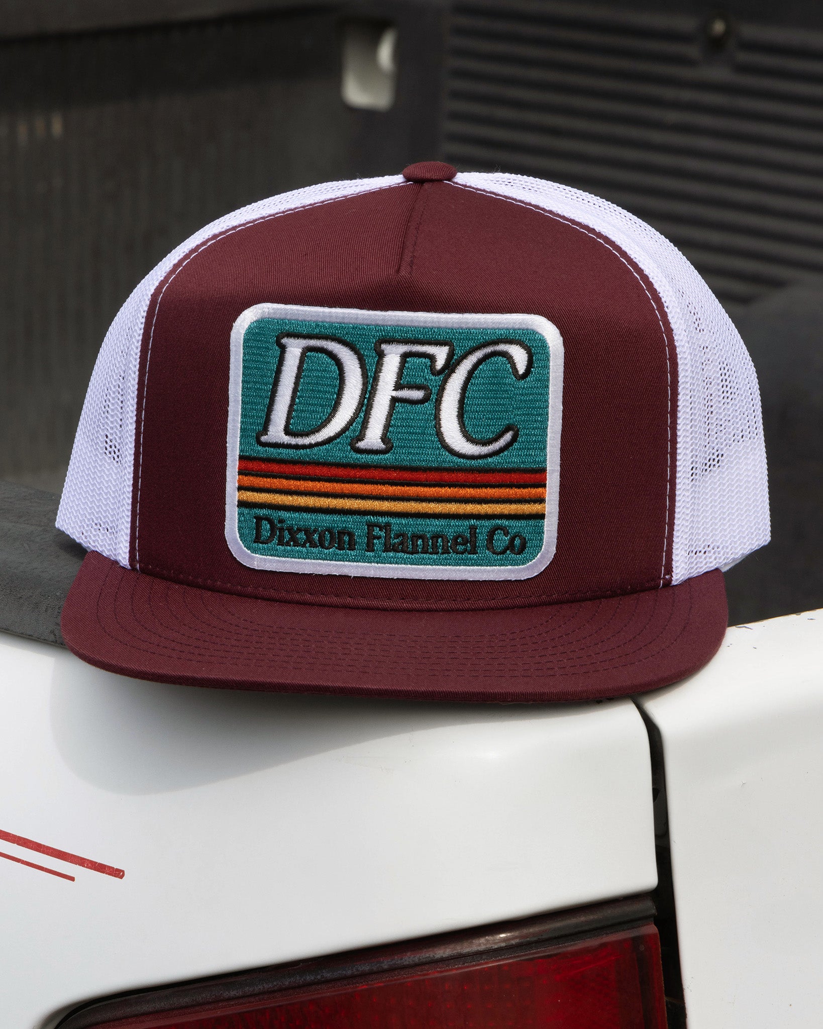 70s Steeze Flat Bill Trucker Snapback | Dixxon Flannel Co.