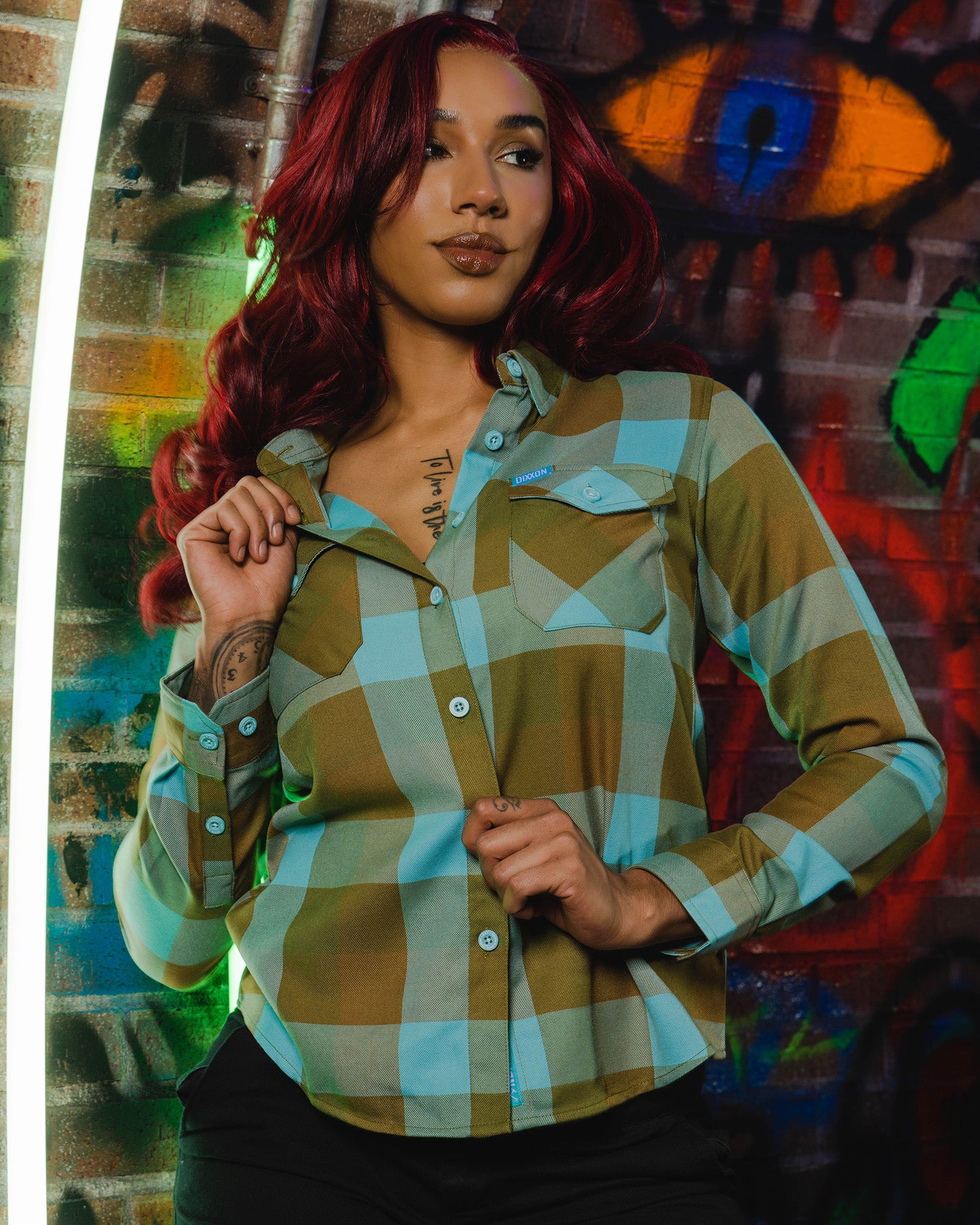 The Leo Flannel: Dixxon's Stylish Women's Shirt - Shop Now