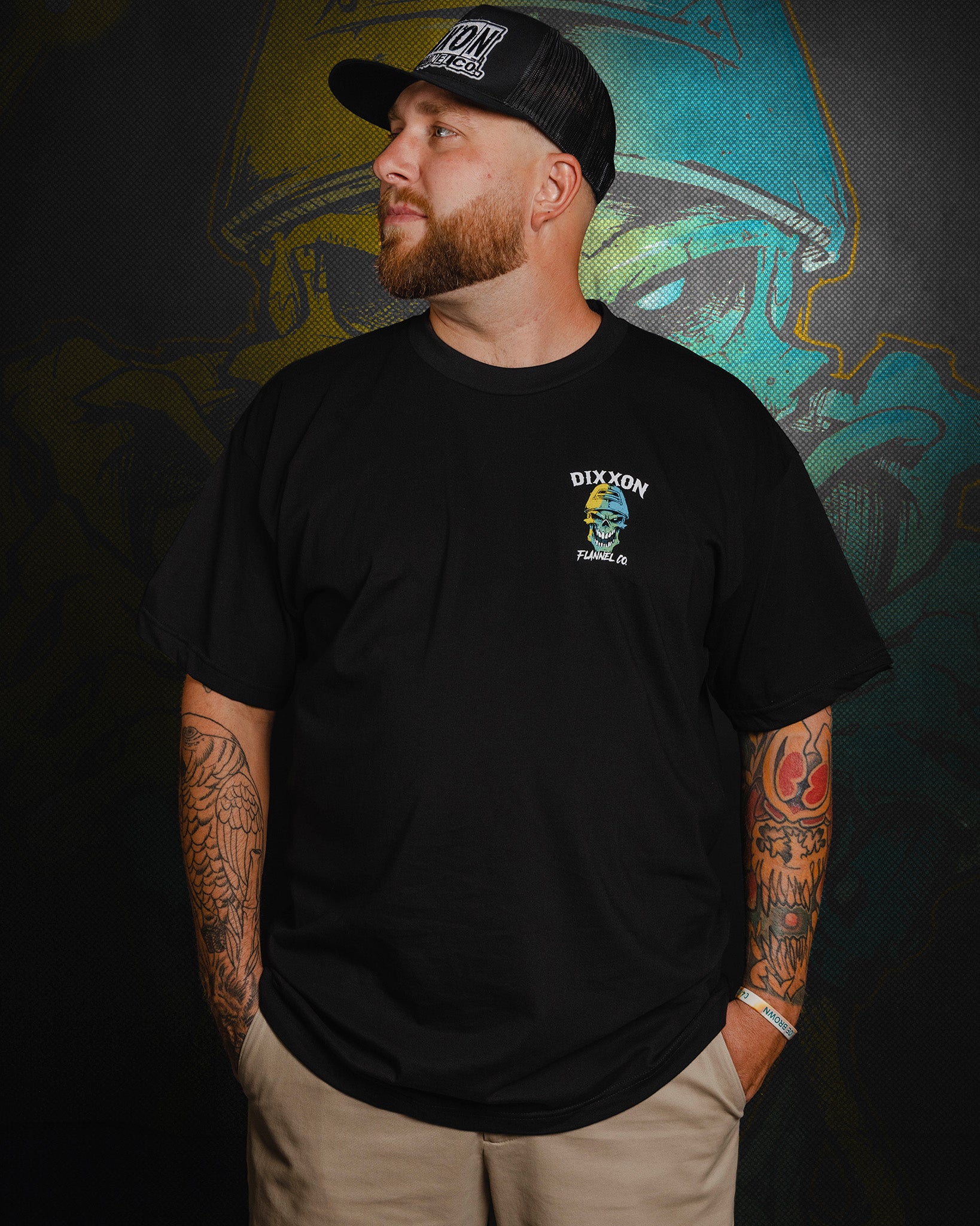 Green Torch T-Shirt - Black | Shop Dixxon Now