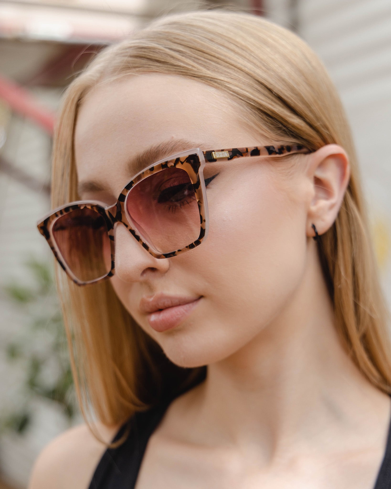 Luna Sunglasses - Mauve Tortoise & Pink Gradient | Dixxon Flannel Co.