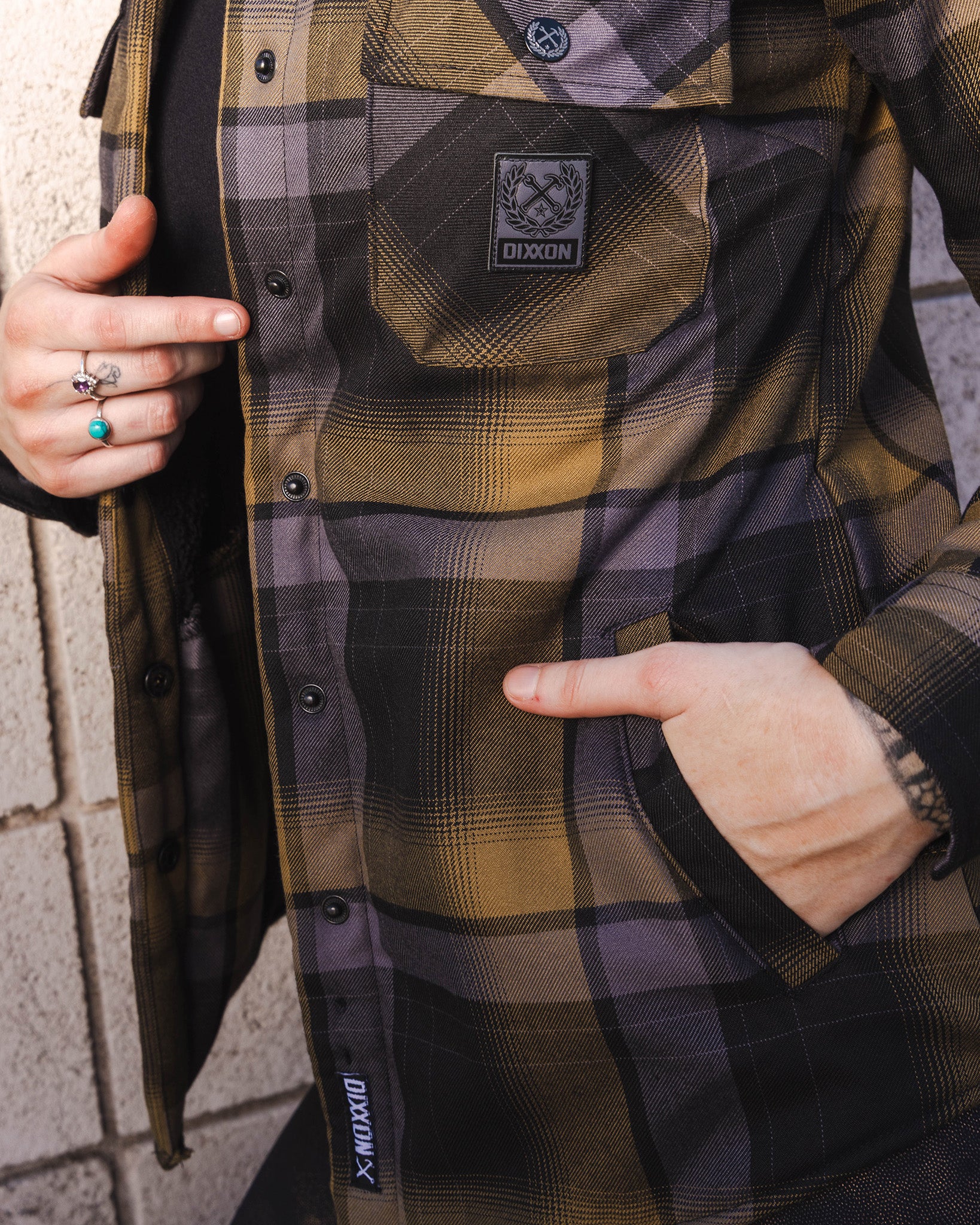 Dixxon Knox Sherpa Flannel: Stylish & Warm Women's Jacket