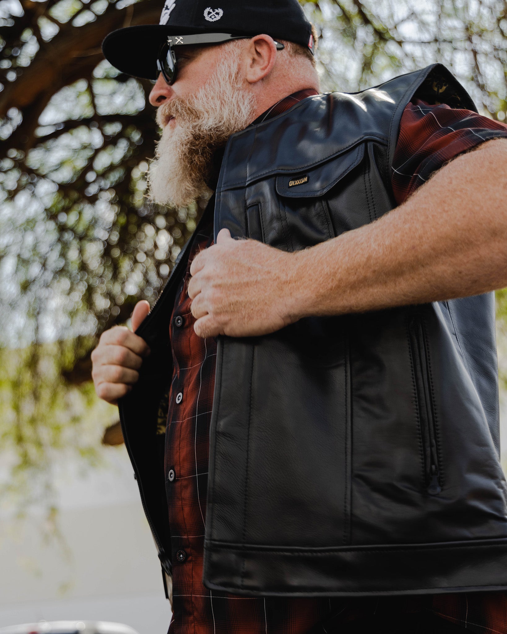 Walker Leather Vest - Black | Dixxon Flannel Co.