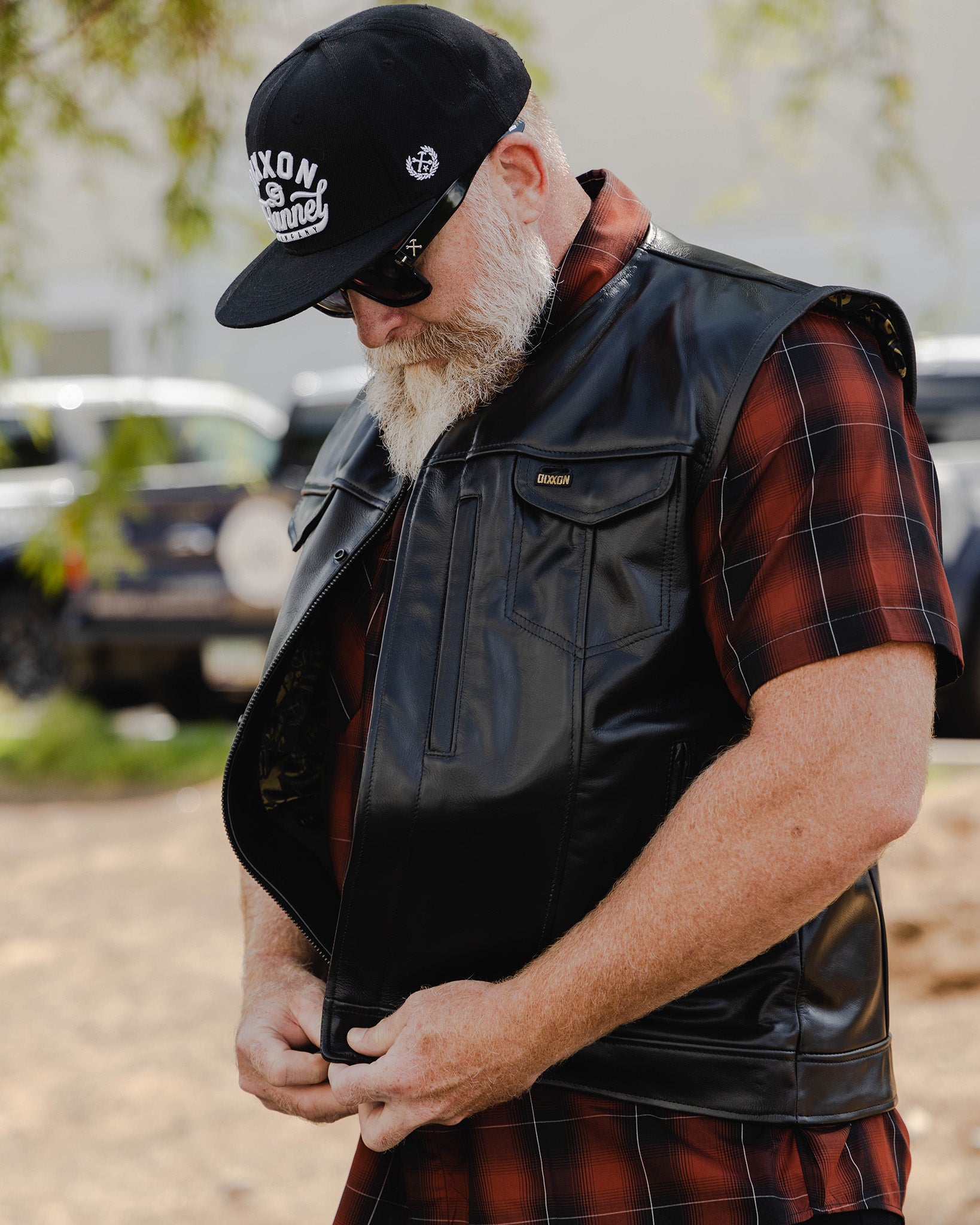 Walker Leather Vest - Black | Dixxon Flannel Co.