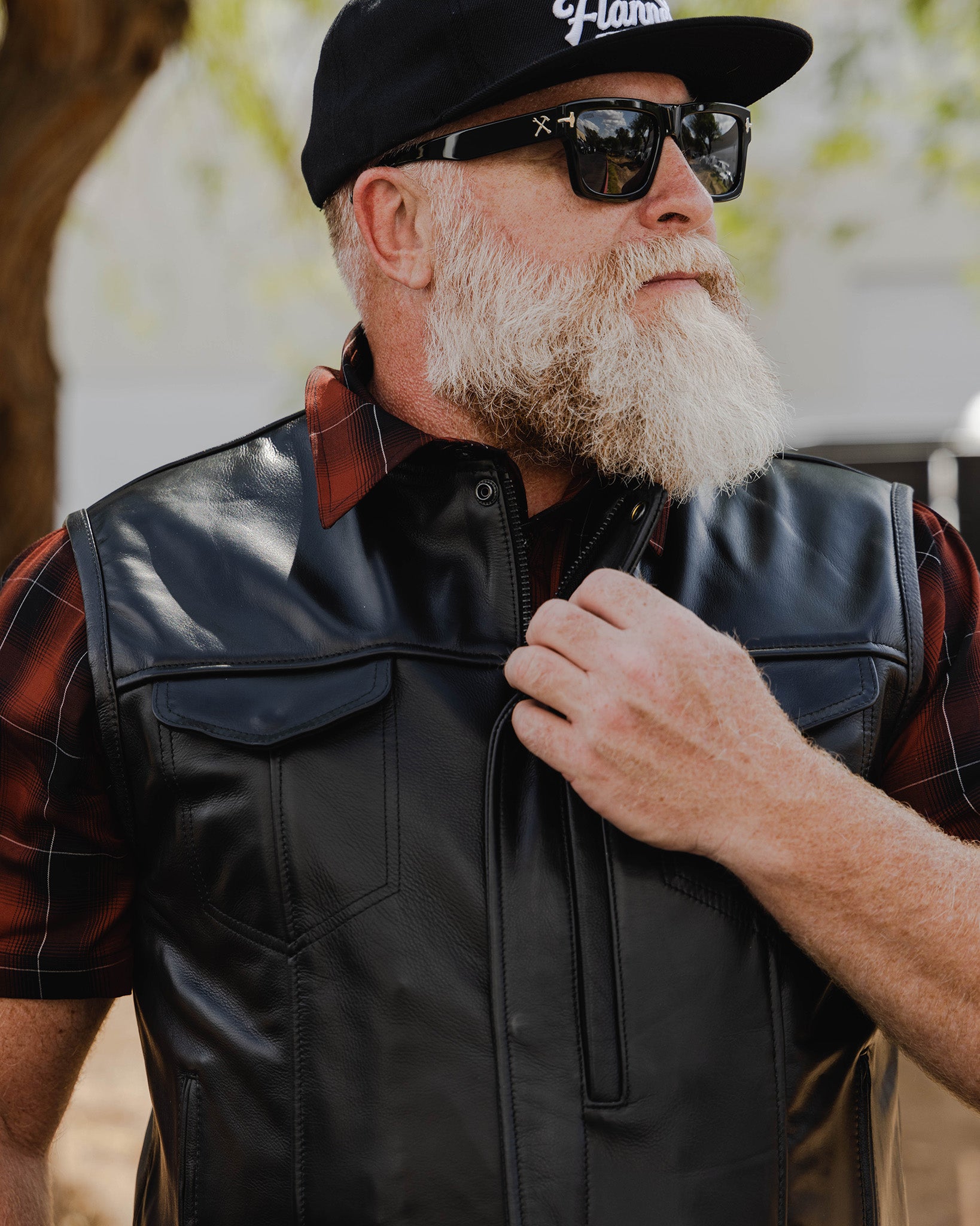 Walker Leather Vest - Black | Dixxon Flannel Co.