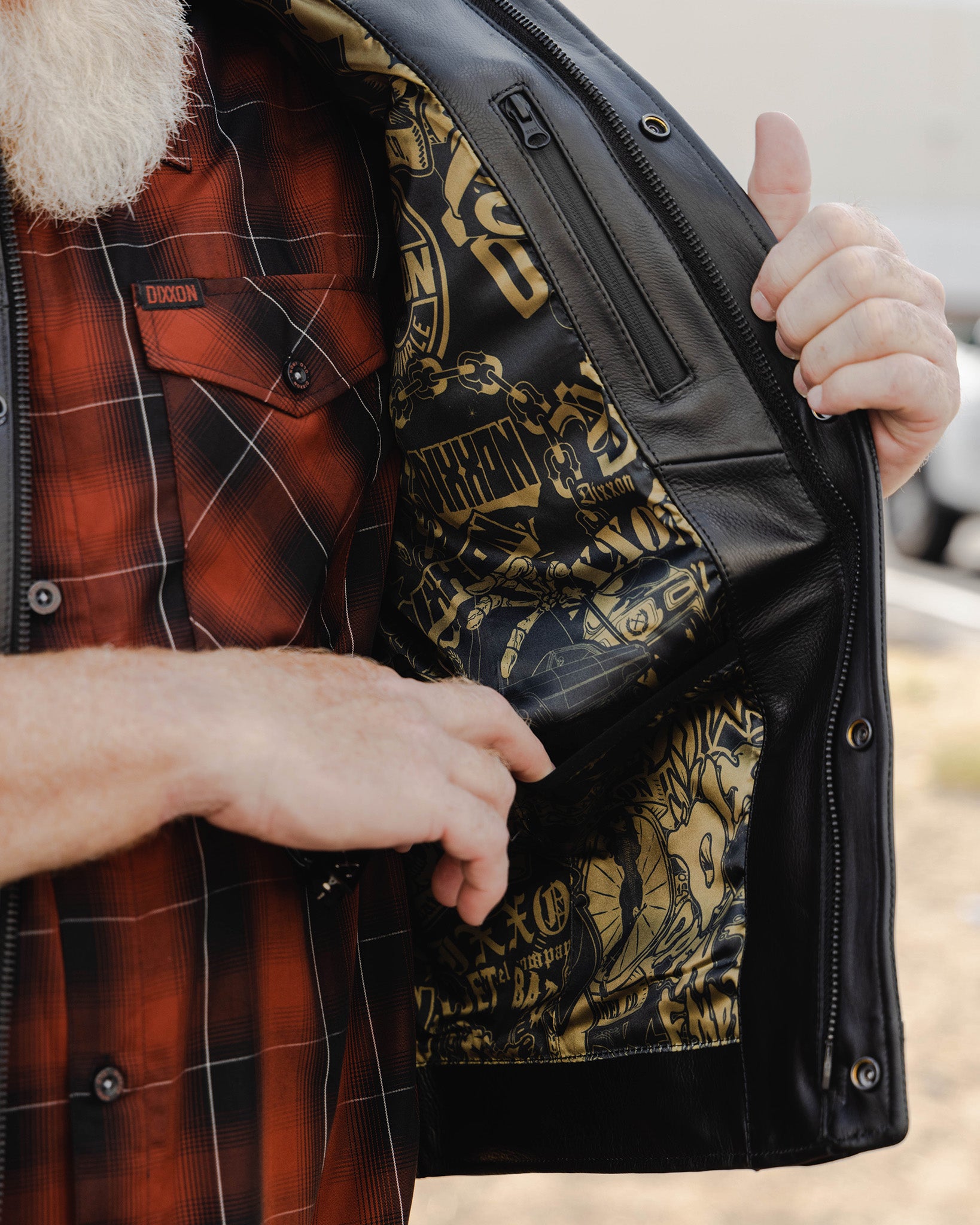 Walker Leather Vest - Black | Dixxon Flannel Co.