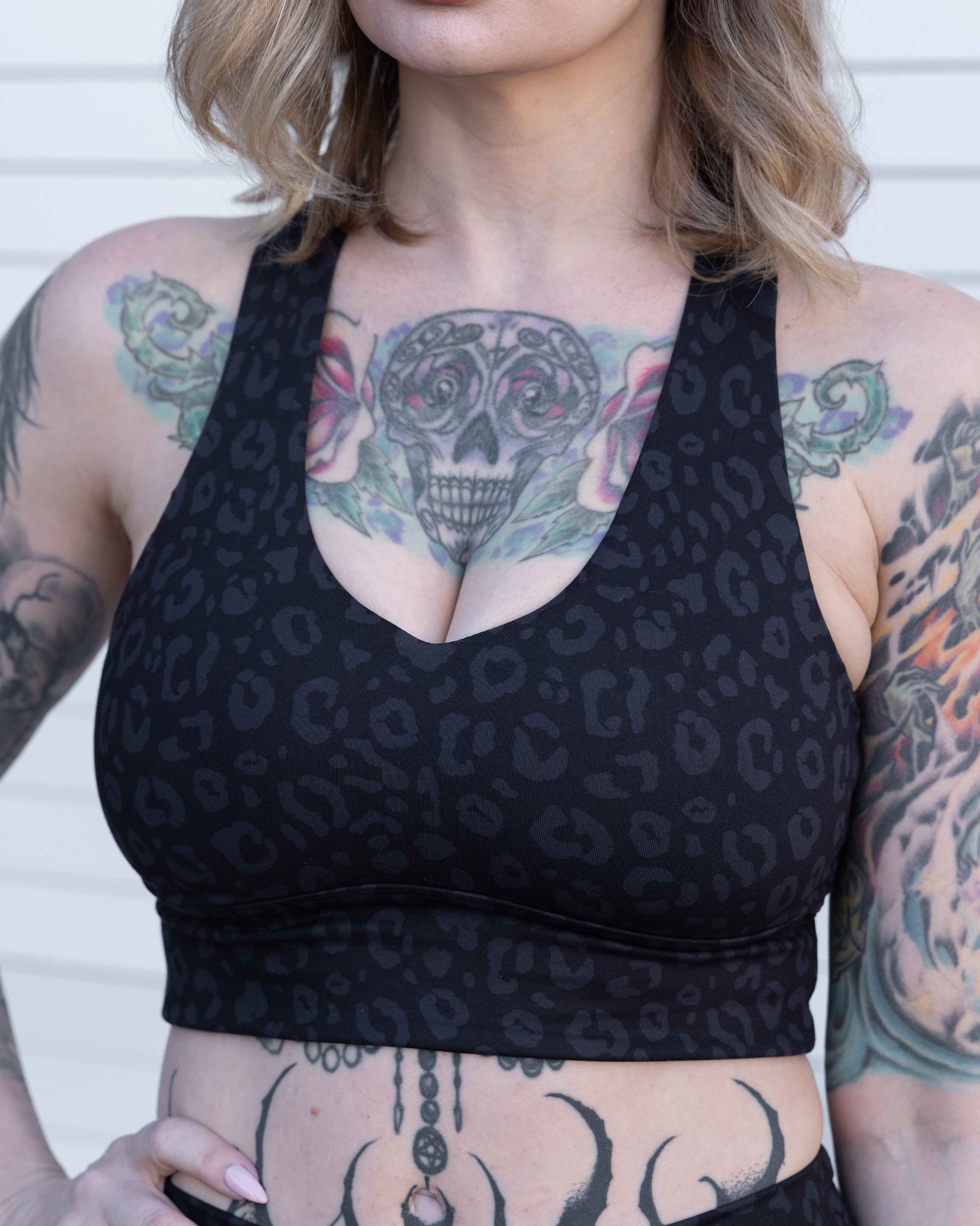 Women's Untamed Sports Bra - Black Leopard - view 2