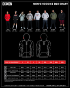 Men's Sweatshirts & Hoodies Size Chart