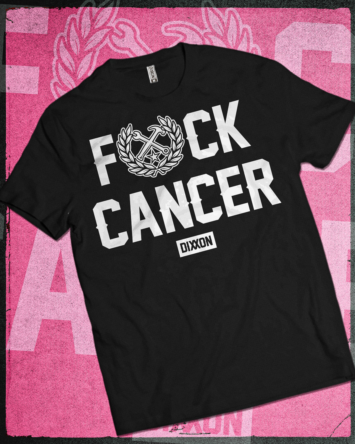 F Cancer T-Shirt - Black - view 1