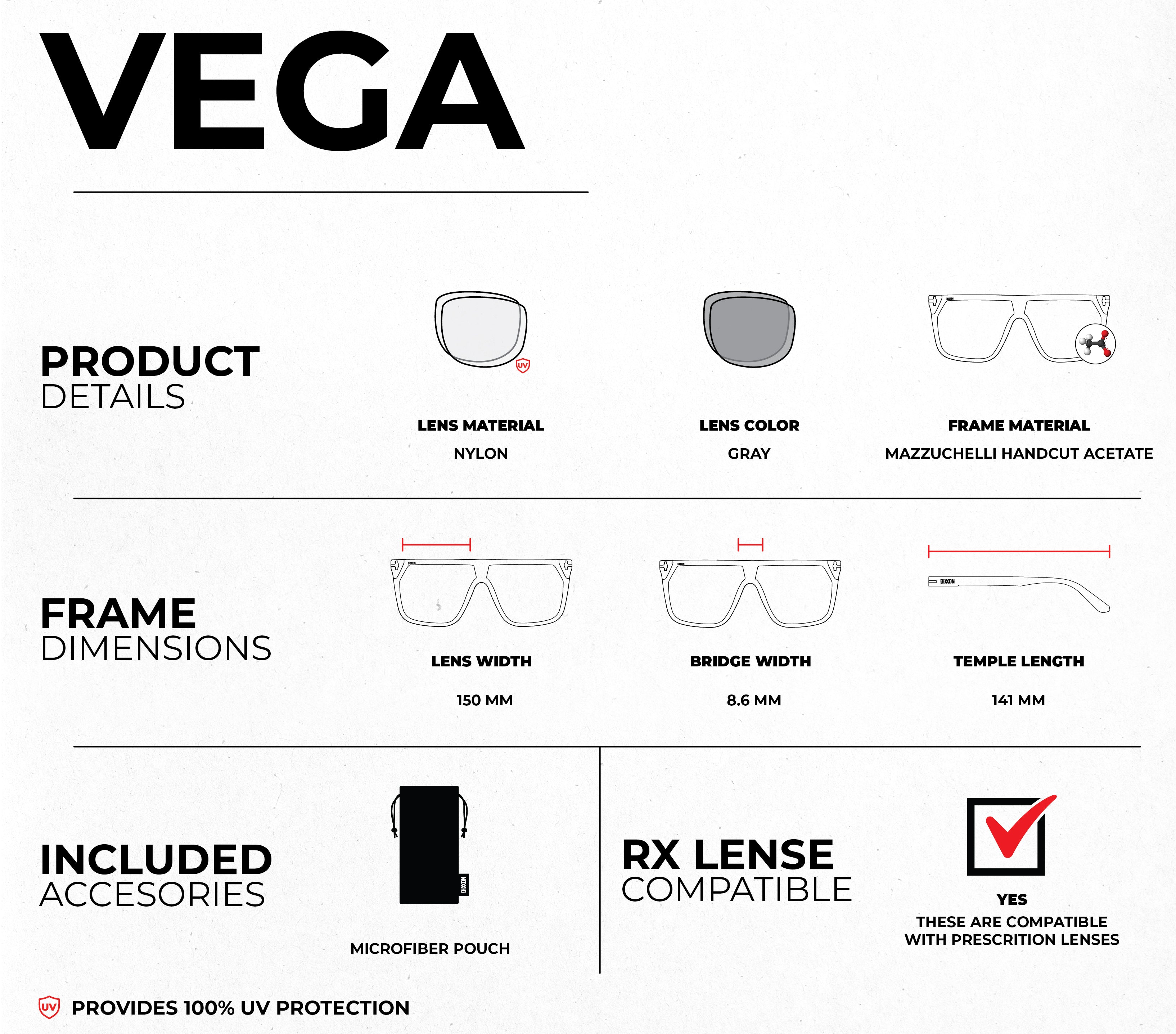 Vega Sunglasses - Black & Gray | Dixxon Flannel Co.