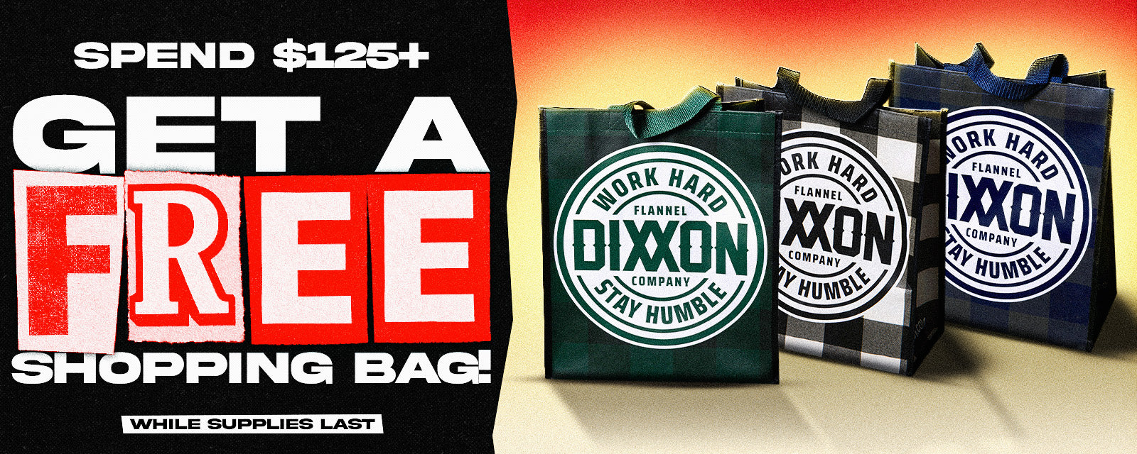 Dixxon Free Bag Promo
