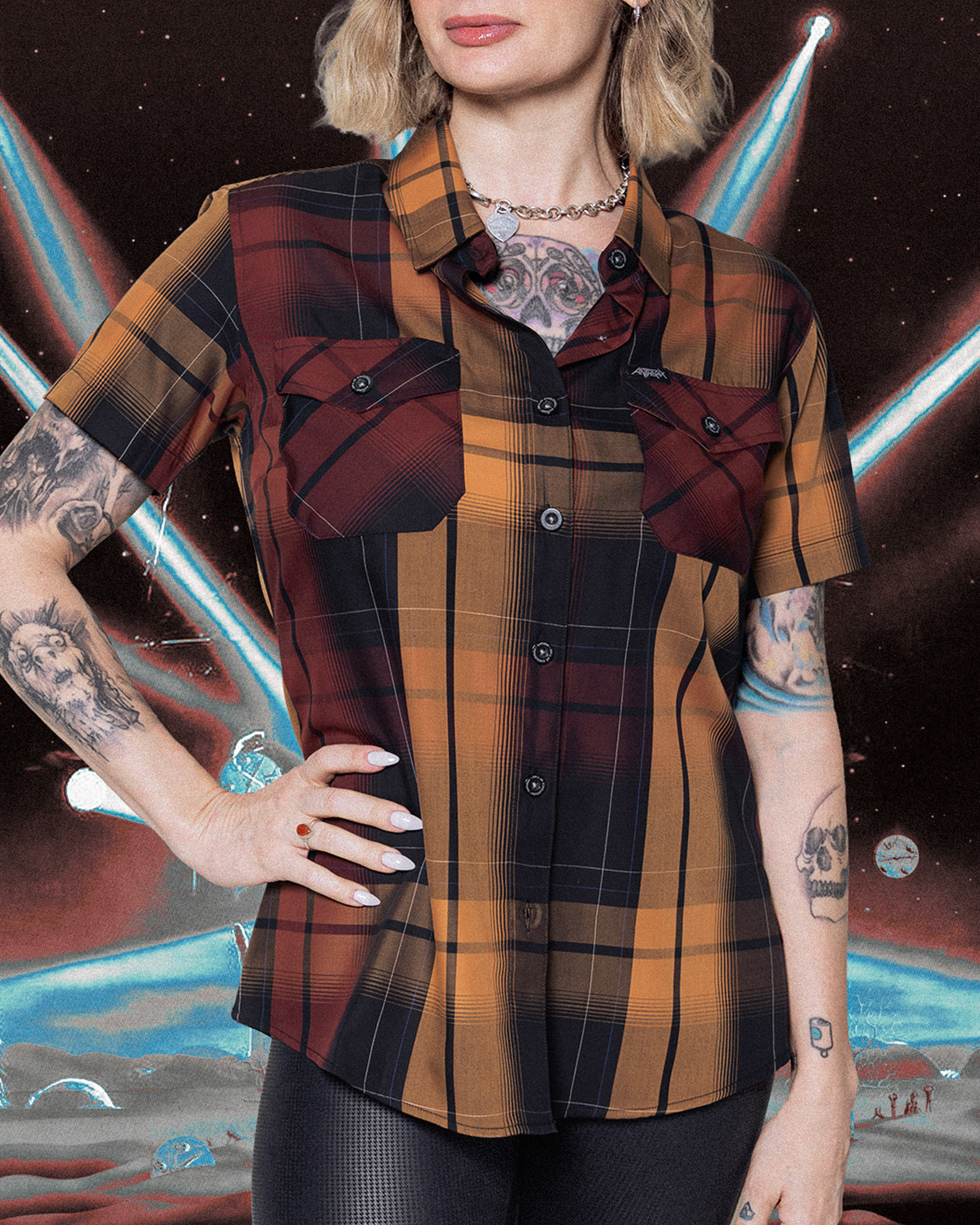 Women's Anthrax: Persistence of Time Bamboo Short Sleeve - view 1