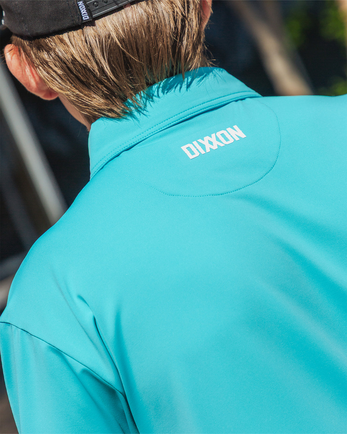 Solid Party Polo - Aqua view 7