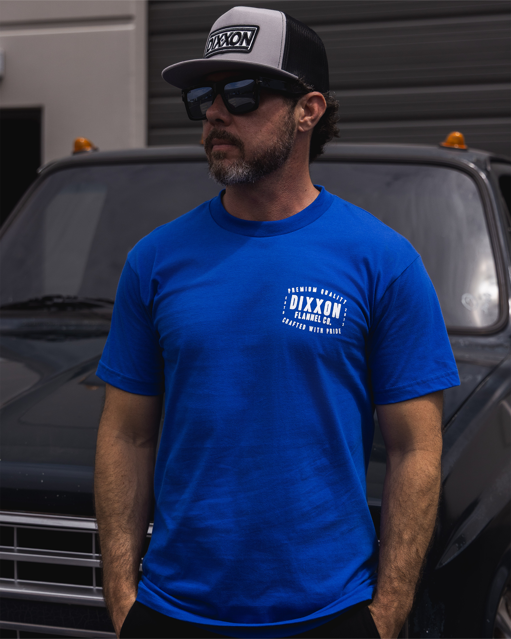 Over Under T-Shirt - Royal Blue view 3