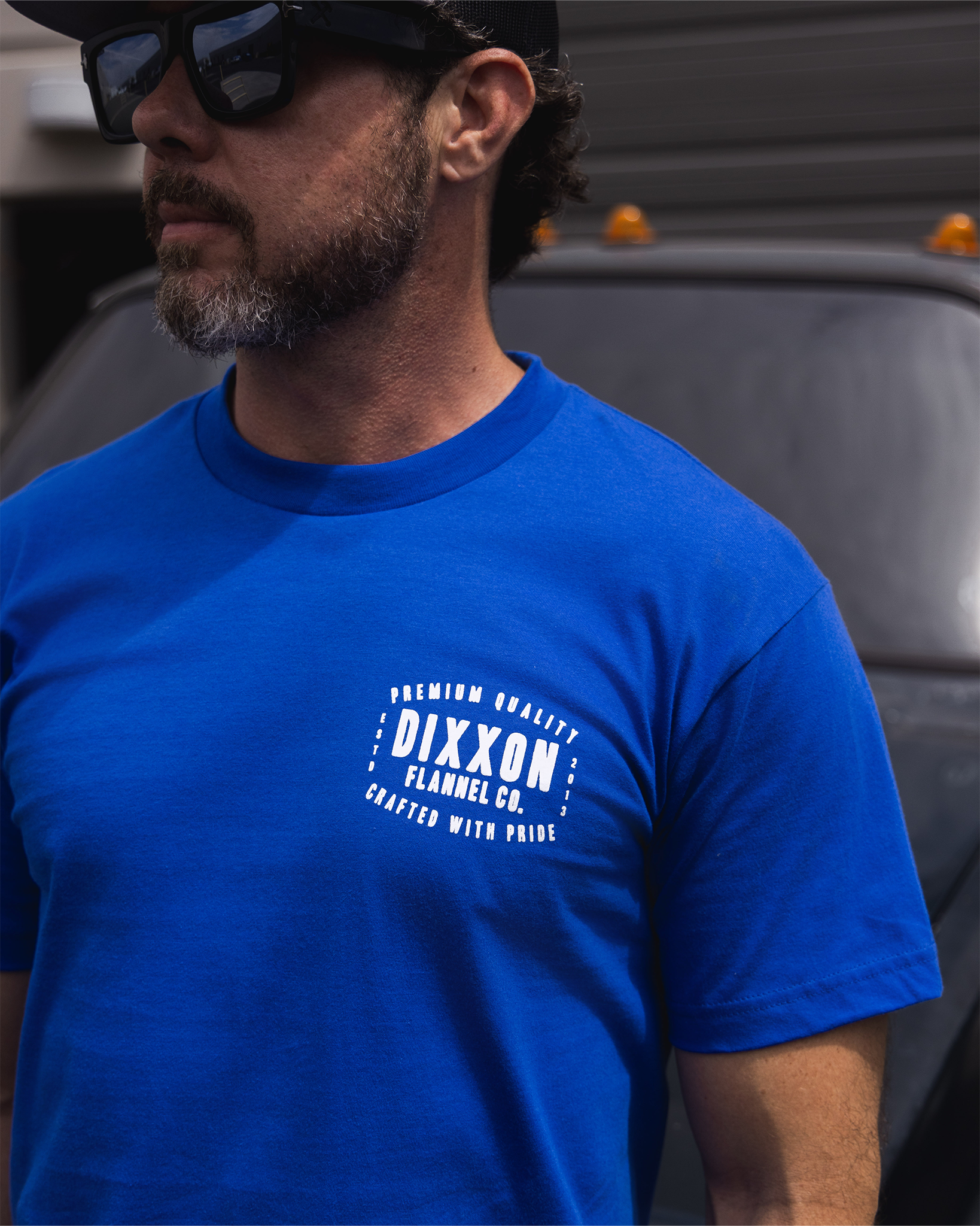 Over Under T-Shirt - Royal Blue view 4