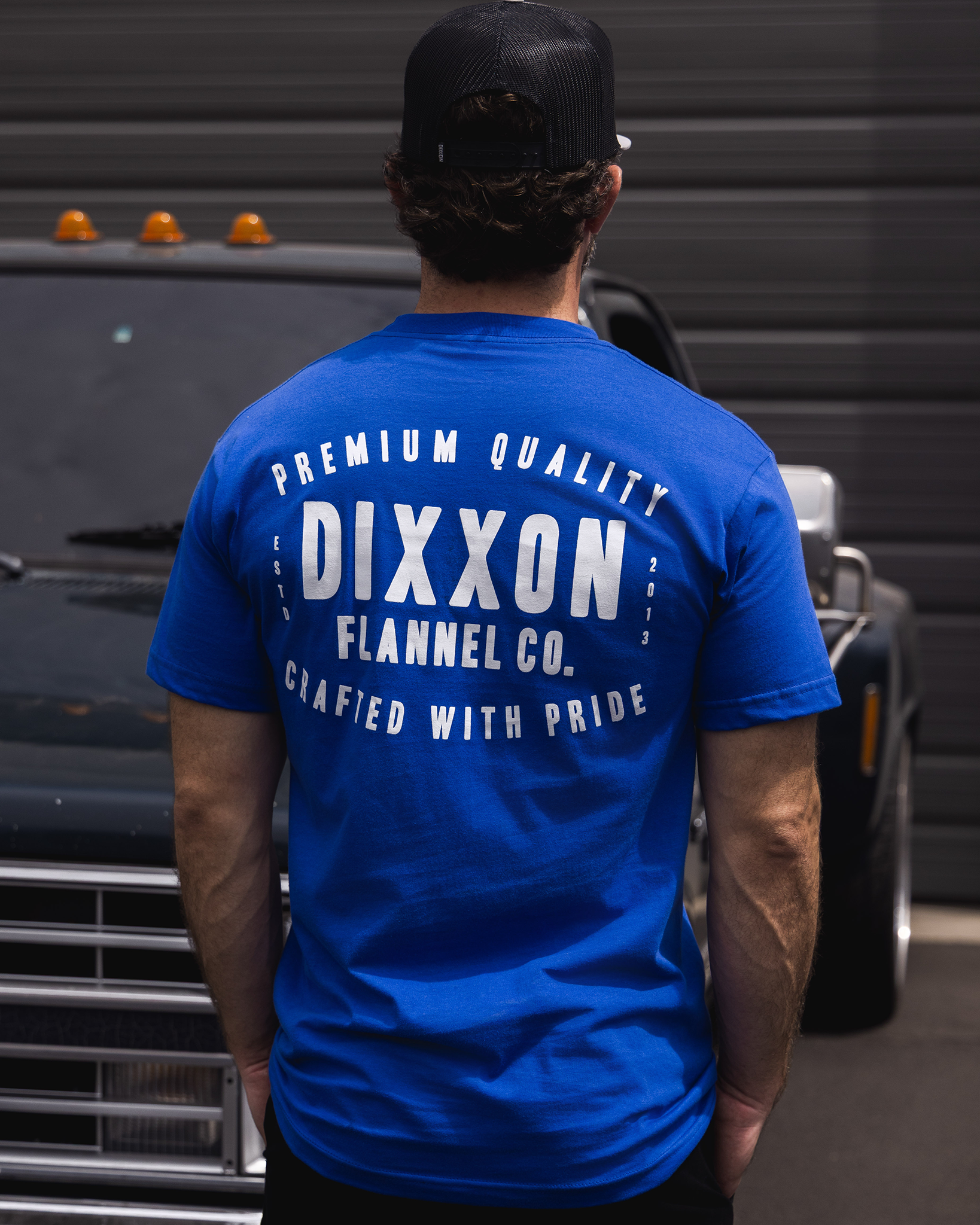 Over Under T-Shirt - Royal Blue view 1