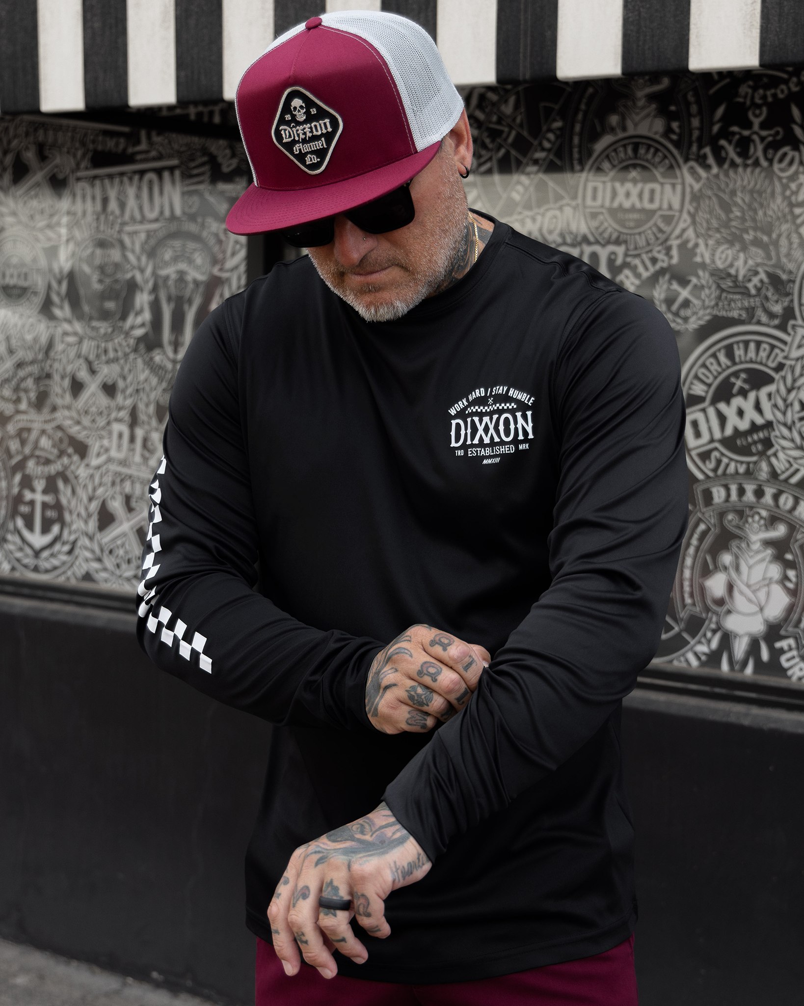 Bones UV Long Sleeve T-Shirt - Black - view 4