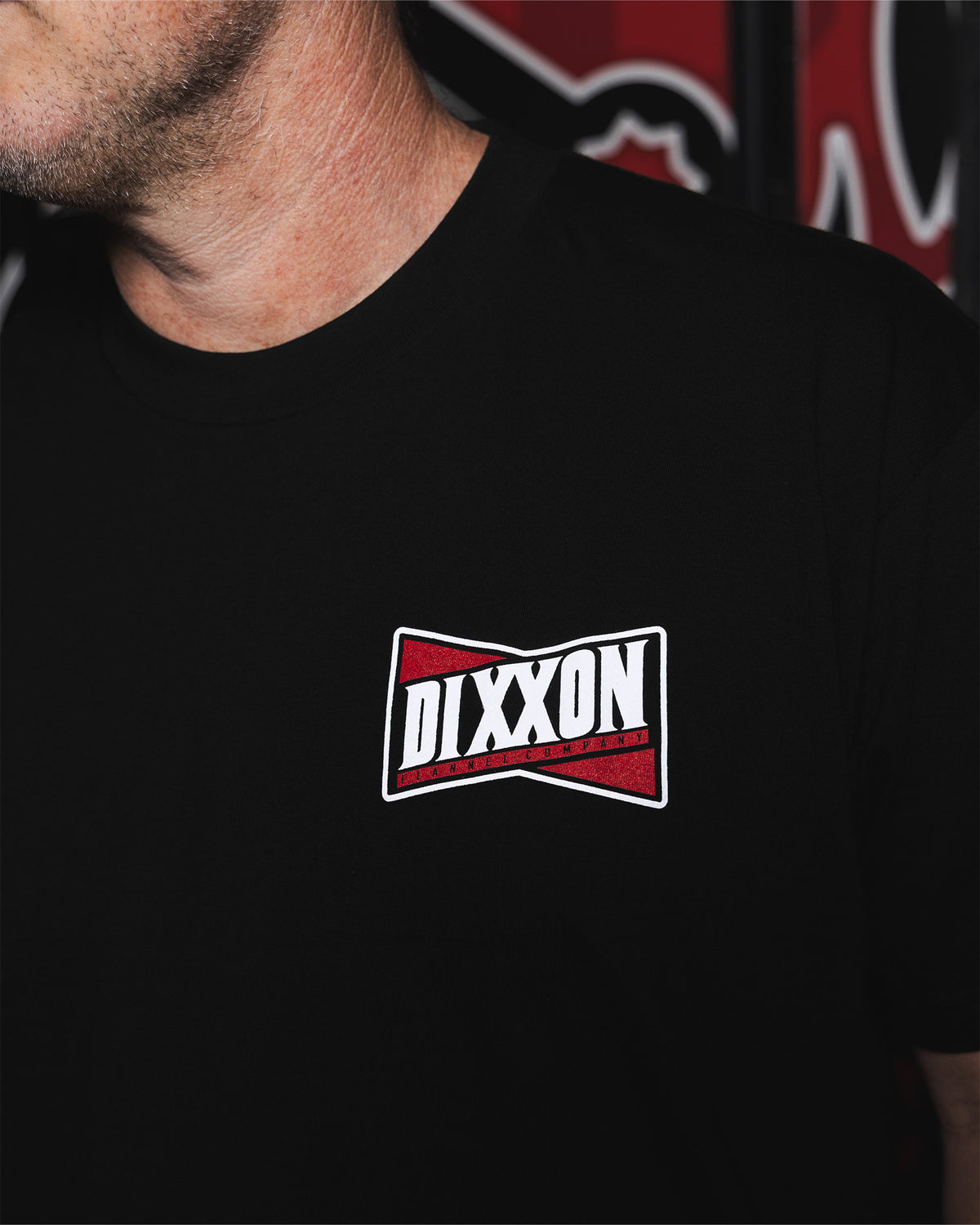 Red Bowtie T-Shirt - Black view 3