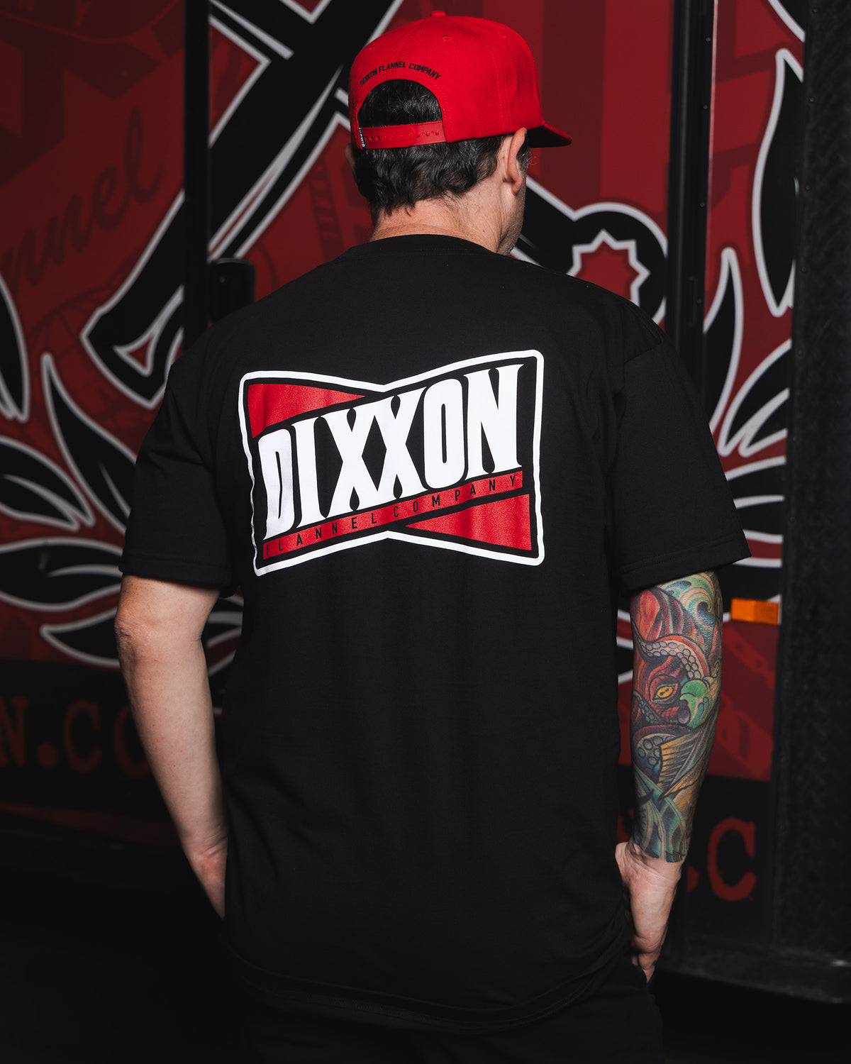 Red Bowtie T-Shirt - Black view 1