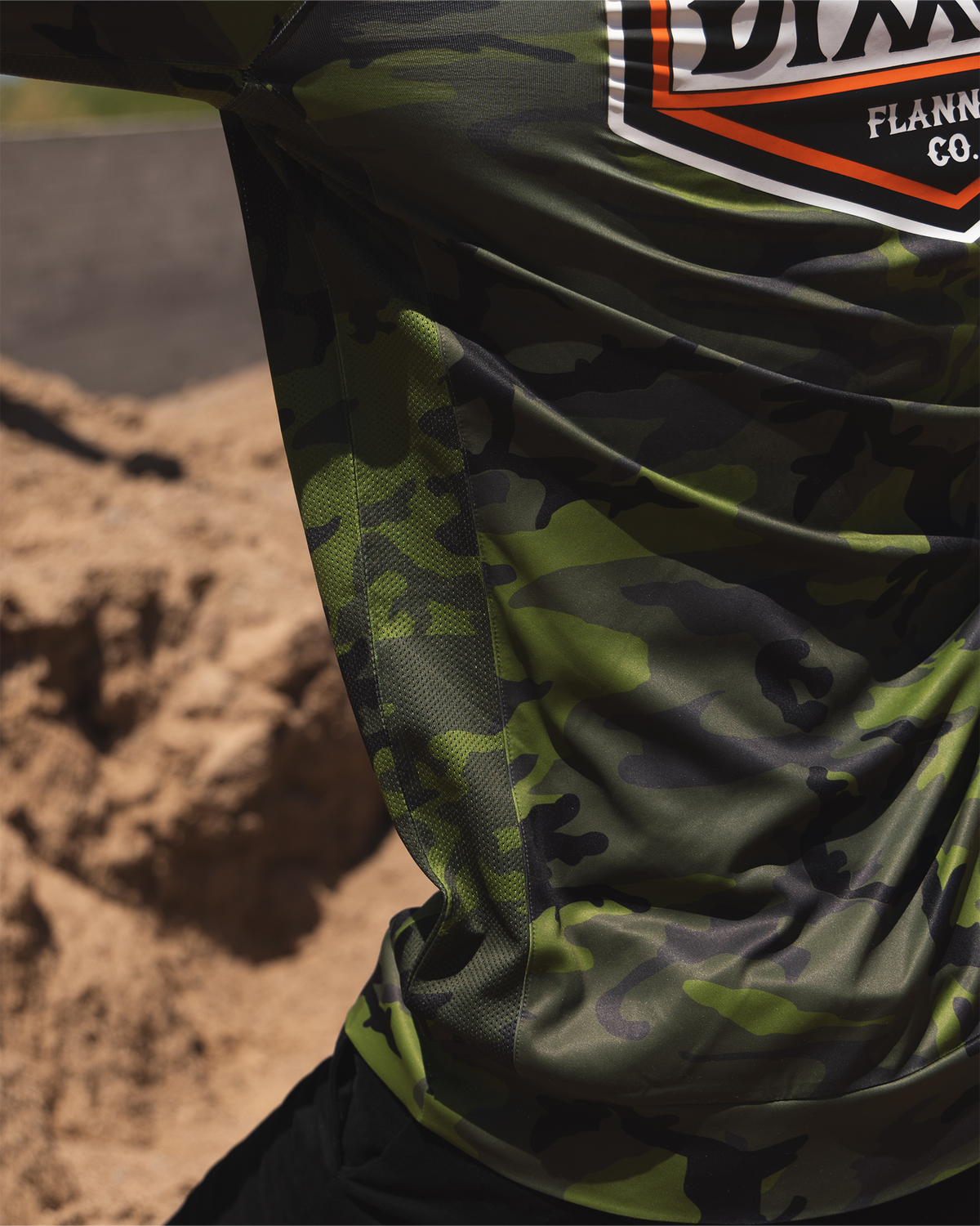 Branded UV Pullover Hoodie - OD Green & Camo view 7