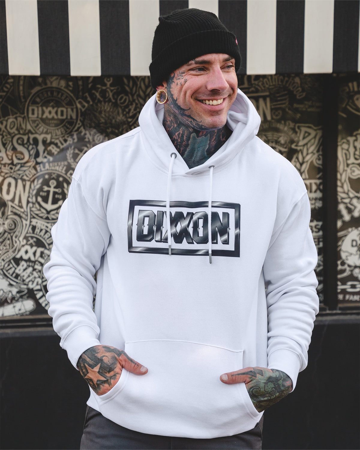 Chrome Pullover Hoodie - White view 1