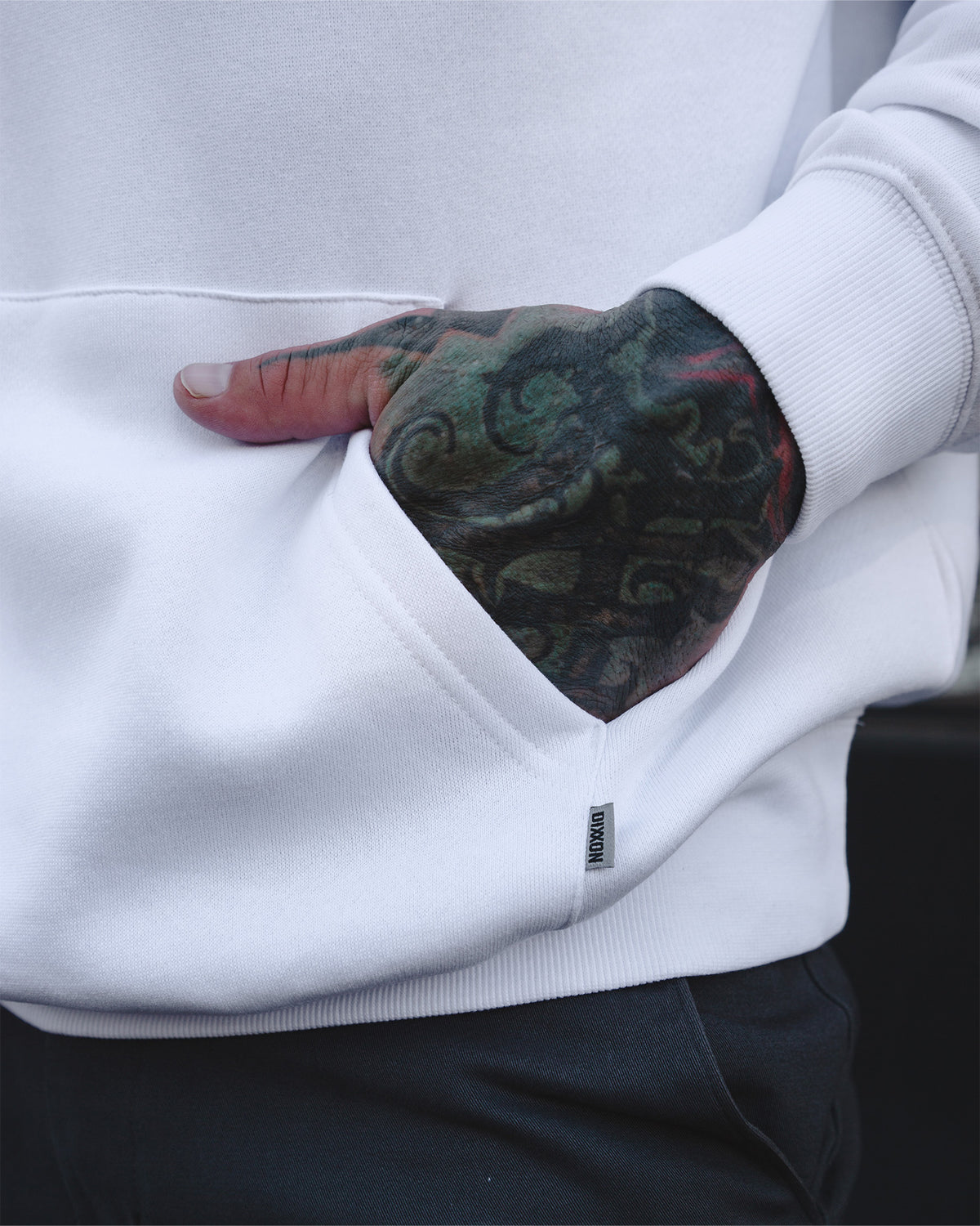 Chrome Pullover Hoodie - White view 6