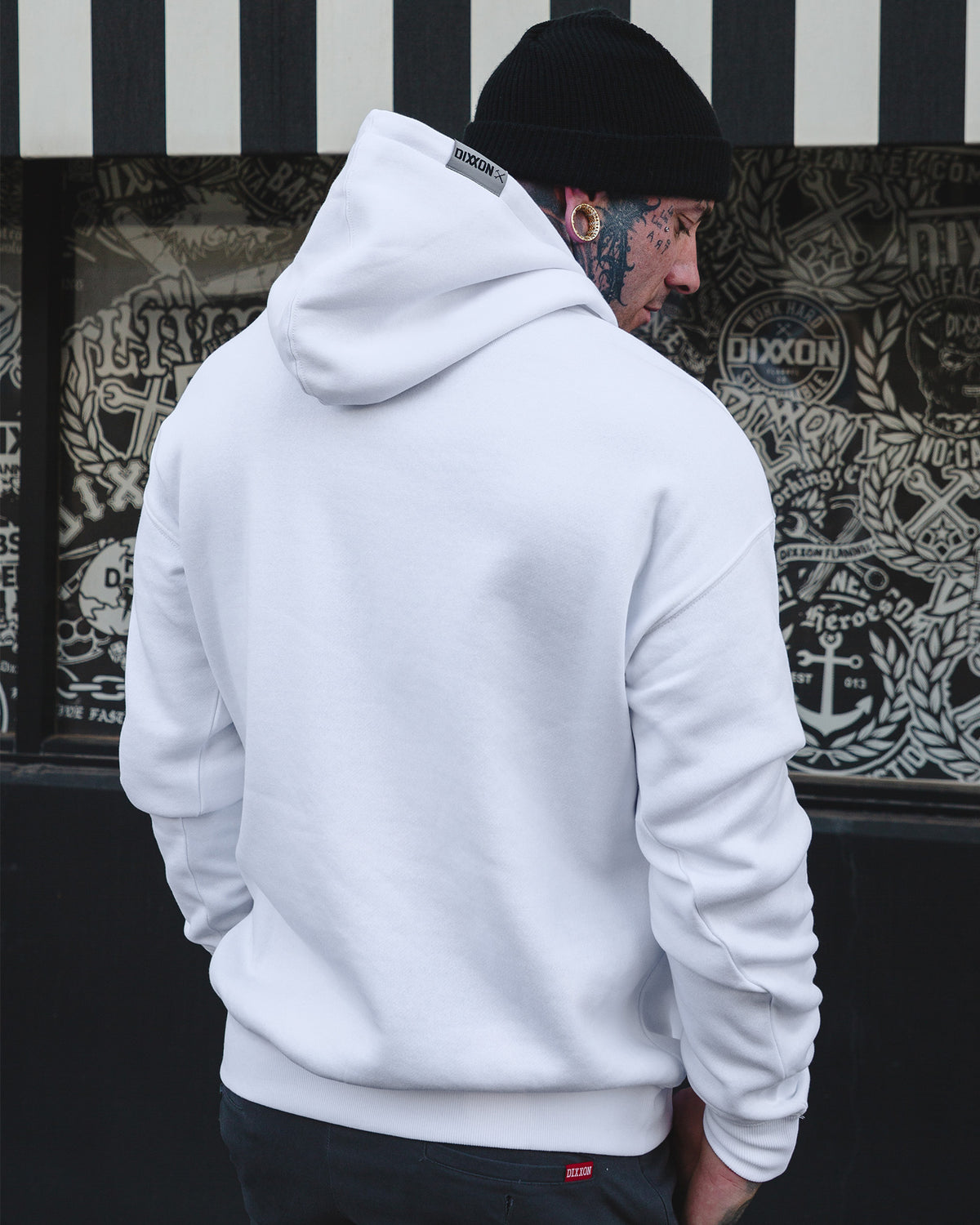 Chrome Pullover Hoodie - White view 2