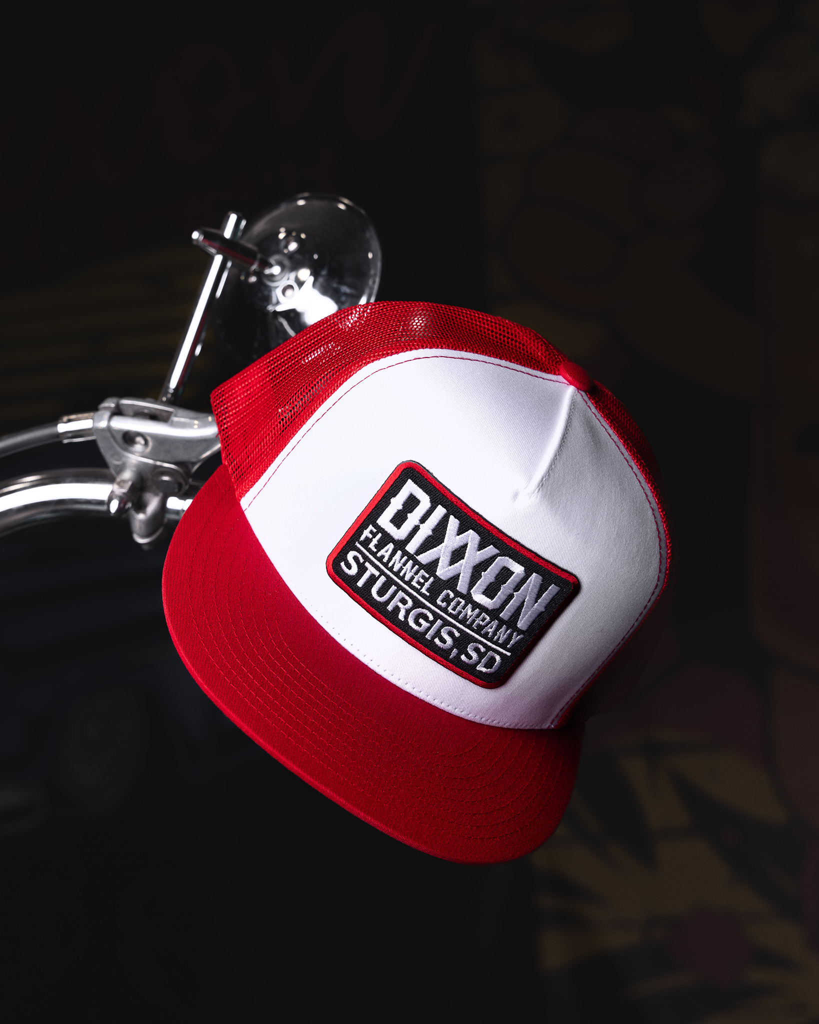 Sturgis Classic 2026 Flat Bill Trucker Snapback - Black, White, & Red - view 4
