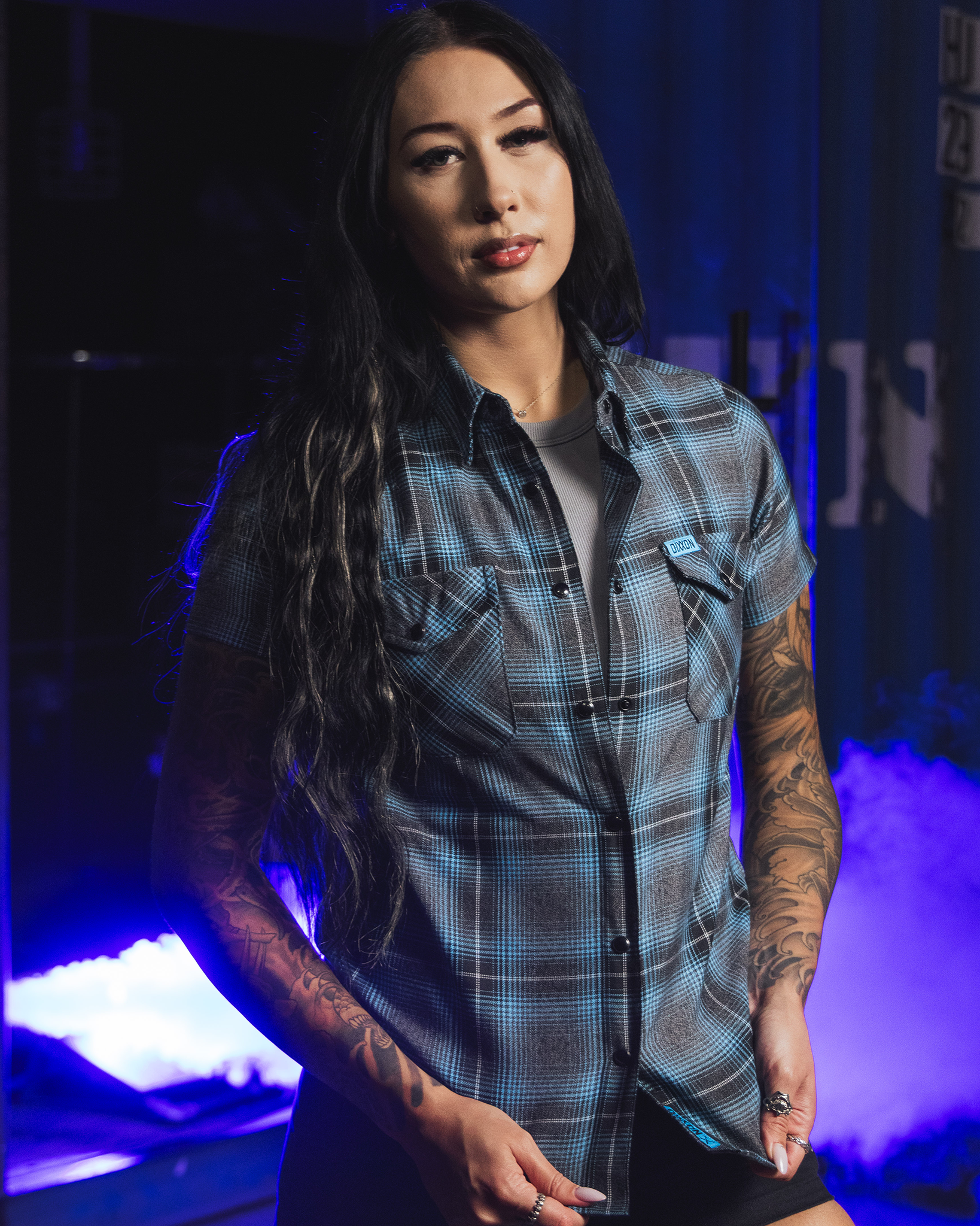 Women's Cyanide 3.0 Short Sleeve Flannel view 6