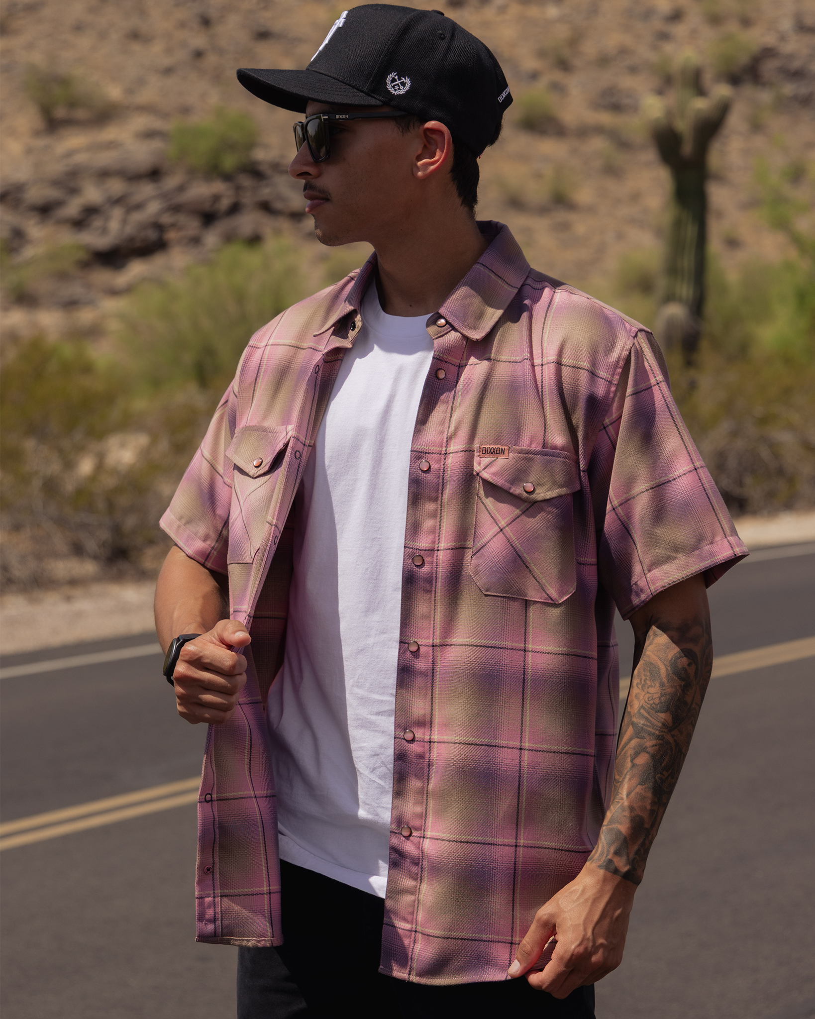 Desert Rose Short Sleeve Flannel view 18