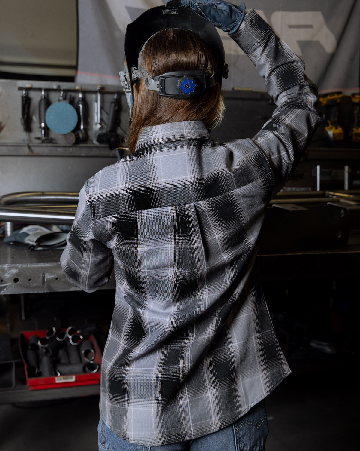 Women's Galvanized FR Flannel view 3