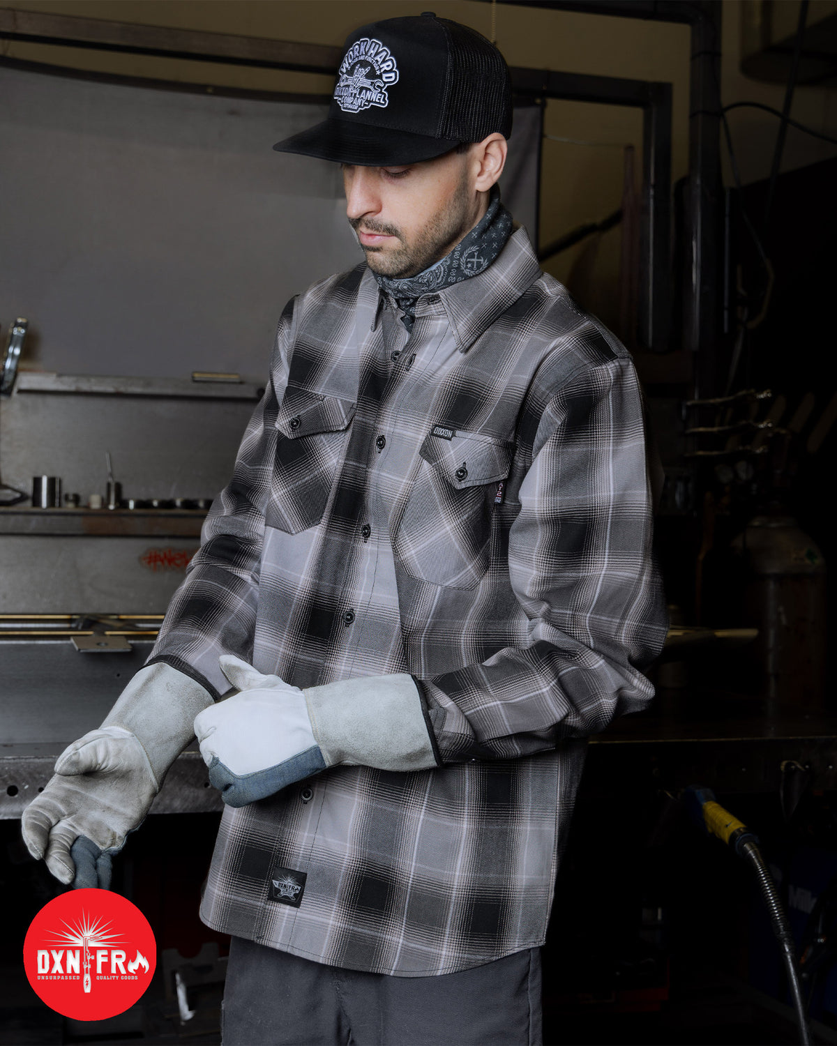 Galvanized FR Flannel view 1