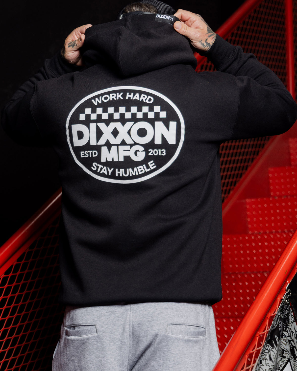 Rally Pullover Hoodie - Black view 1
