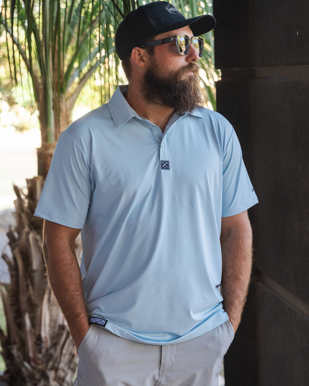 Solid Party Polo - Light Blue view 1