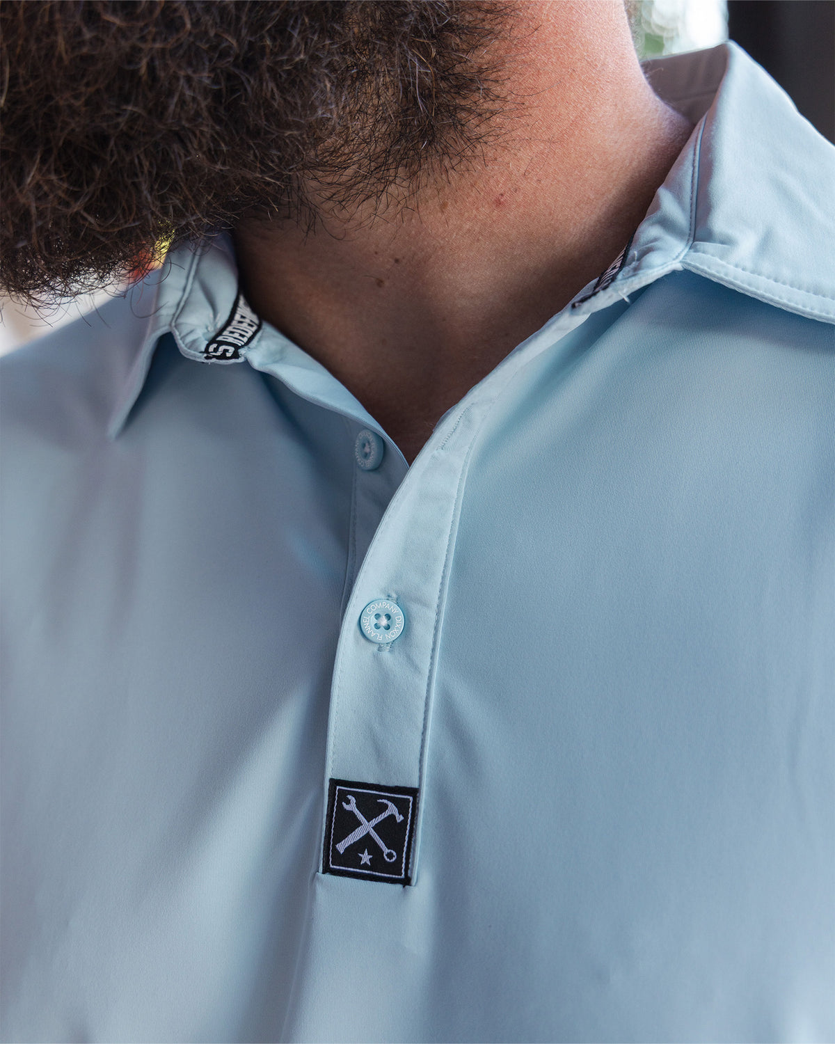 Solid Party Polo - Light Blue view 4